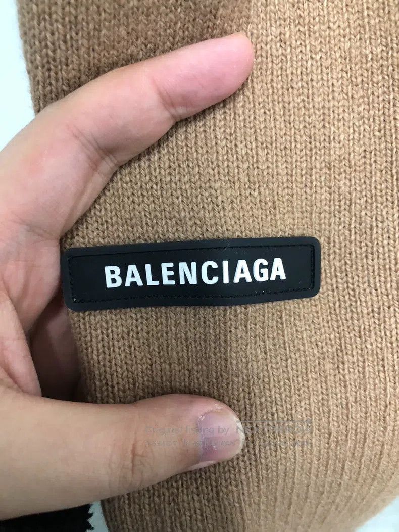 Balenciaga Balenciaga Logo Knit Crewneck Sweater Size US L / EU 52-54 / 3 - 6 Thumbnail