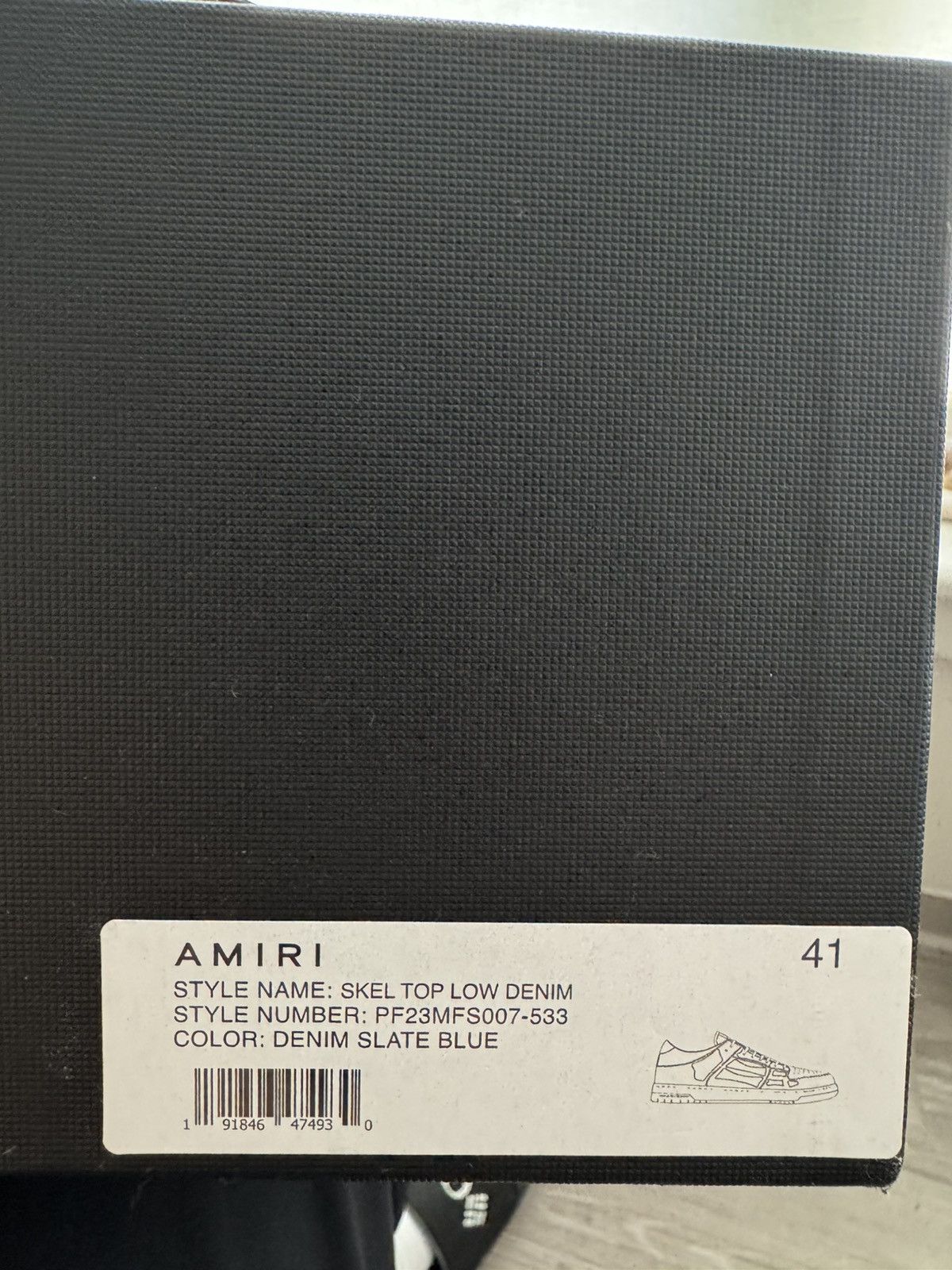 Amiri AMIRI Skel Top Low Denim Size US 8 / EU 41 - 5 Thumbnail
