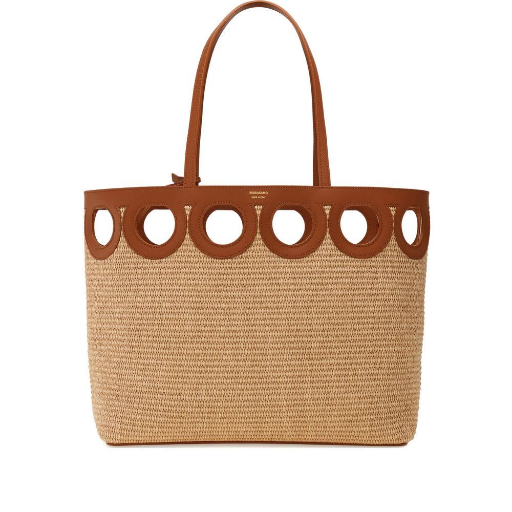 Salvatore Ferragamo Ferragamo NEUTRALS Tote Bags Size ONE SIZE - 1 Thumbnail