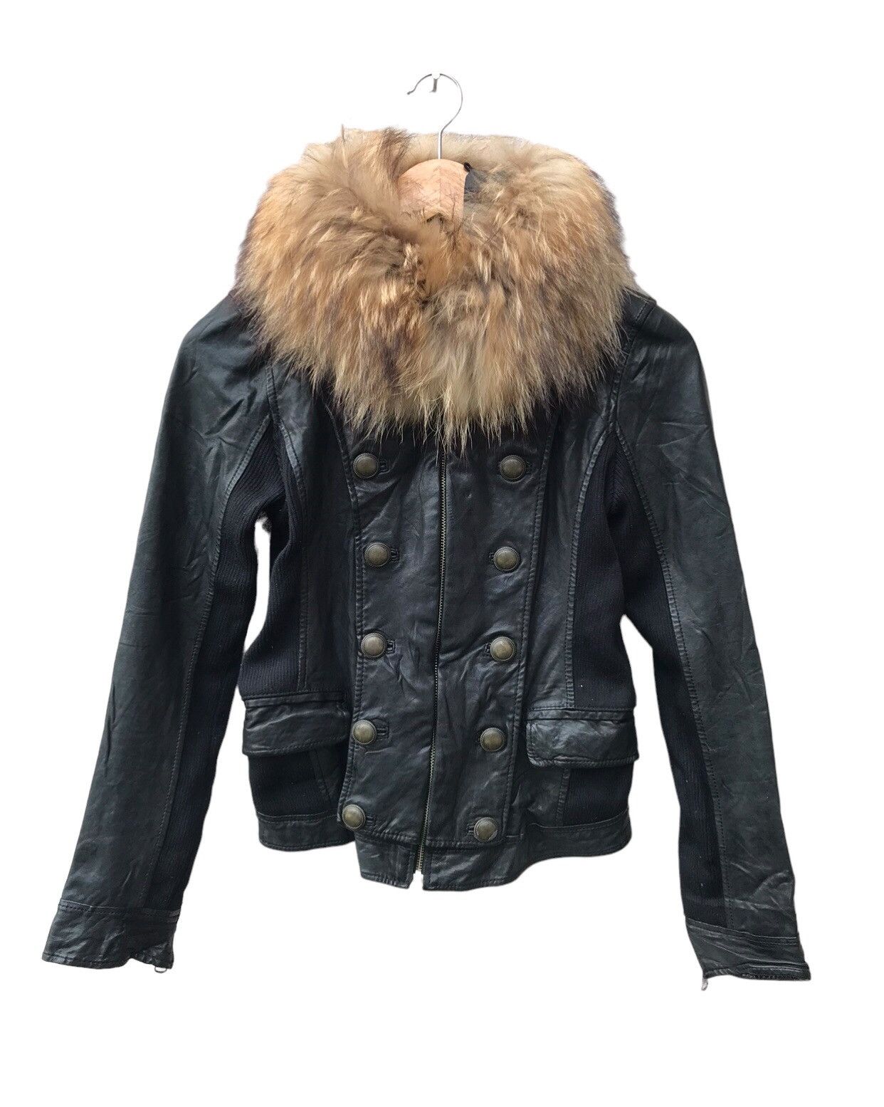 Japanese Brand Sistematic Fur Genuine Jacket Size S / US 4 / IT 40 - 1 Thumbnail