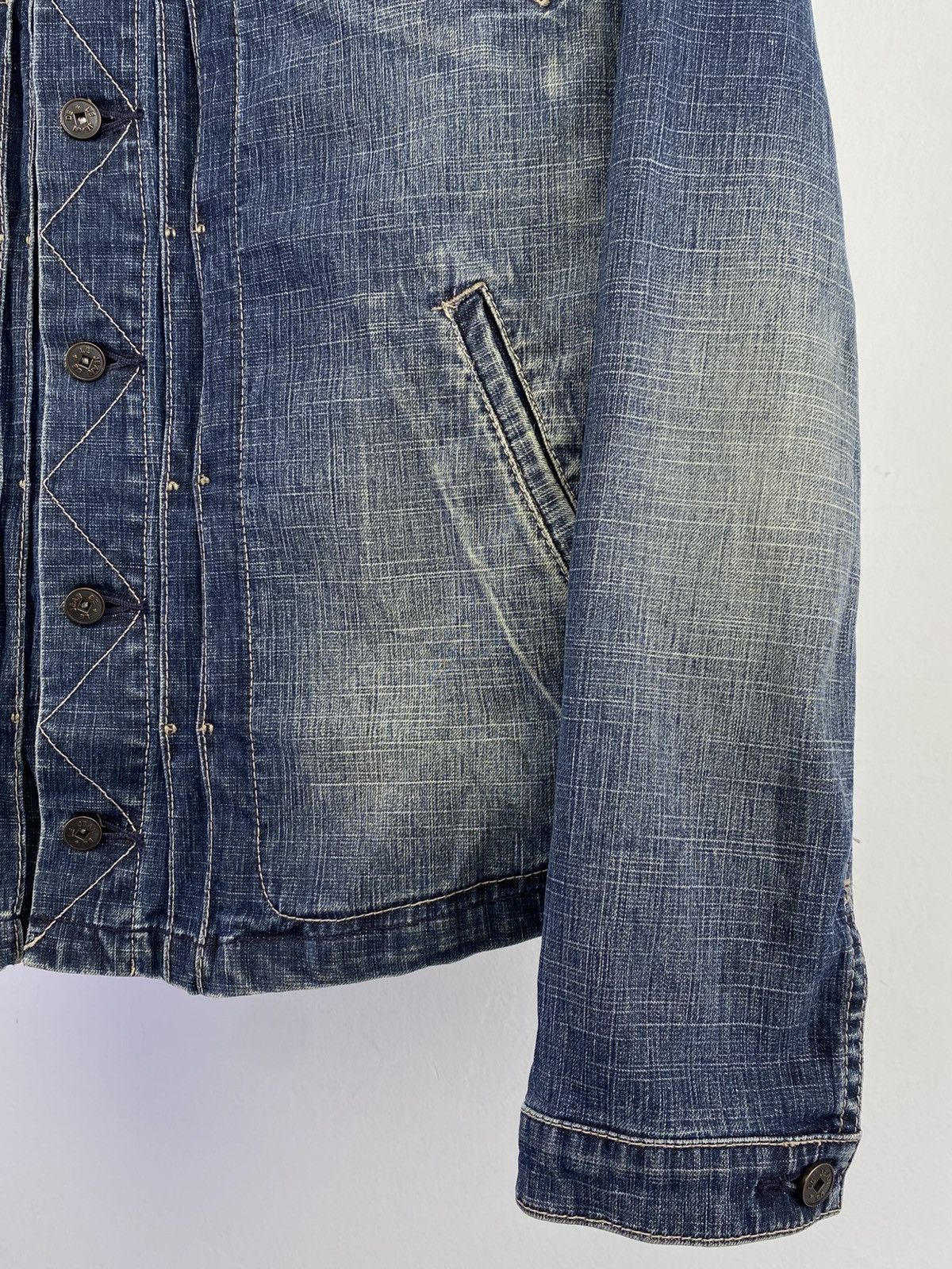 Marithe + Francois Girbaud Marithe Francois Girbaud Vintage 90s Washed Denim Jacket Size US S / EU 44-46 / 1 - 12 Thumbnail
