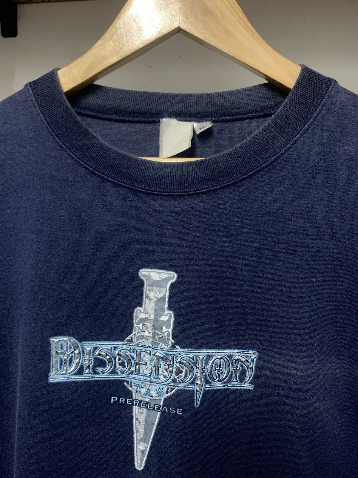 The Game Vintage Dissension Pre Release Magic The Gathering Staff Tee Size US L / EU 52-54 / 3 - 4 Thumbnail