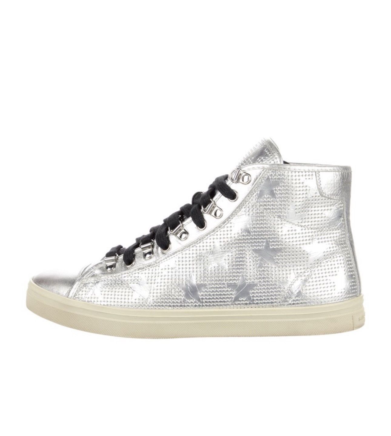 Saint Laurent Paris Saint Laurent Metallic Star Rivington Sneakers Size US 10 / EU 43 - 8 Thumbnail