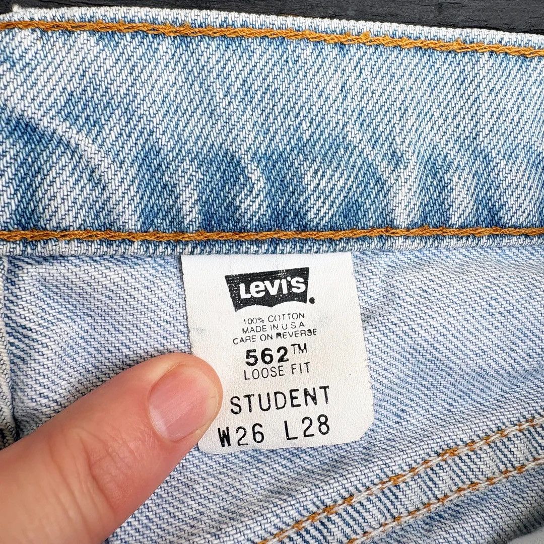 Levi's Levi’s 562 1980 80s Vintage W26 L28 Orange Tab Denim Jeans Size 26" / US 2 / IT 38 - 5 Thumbnail