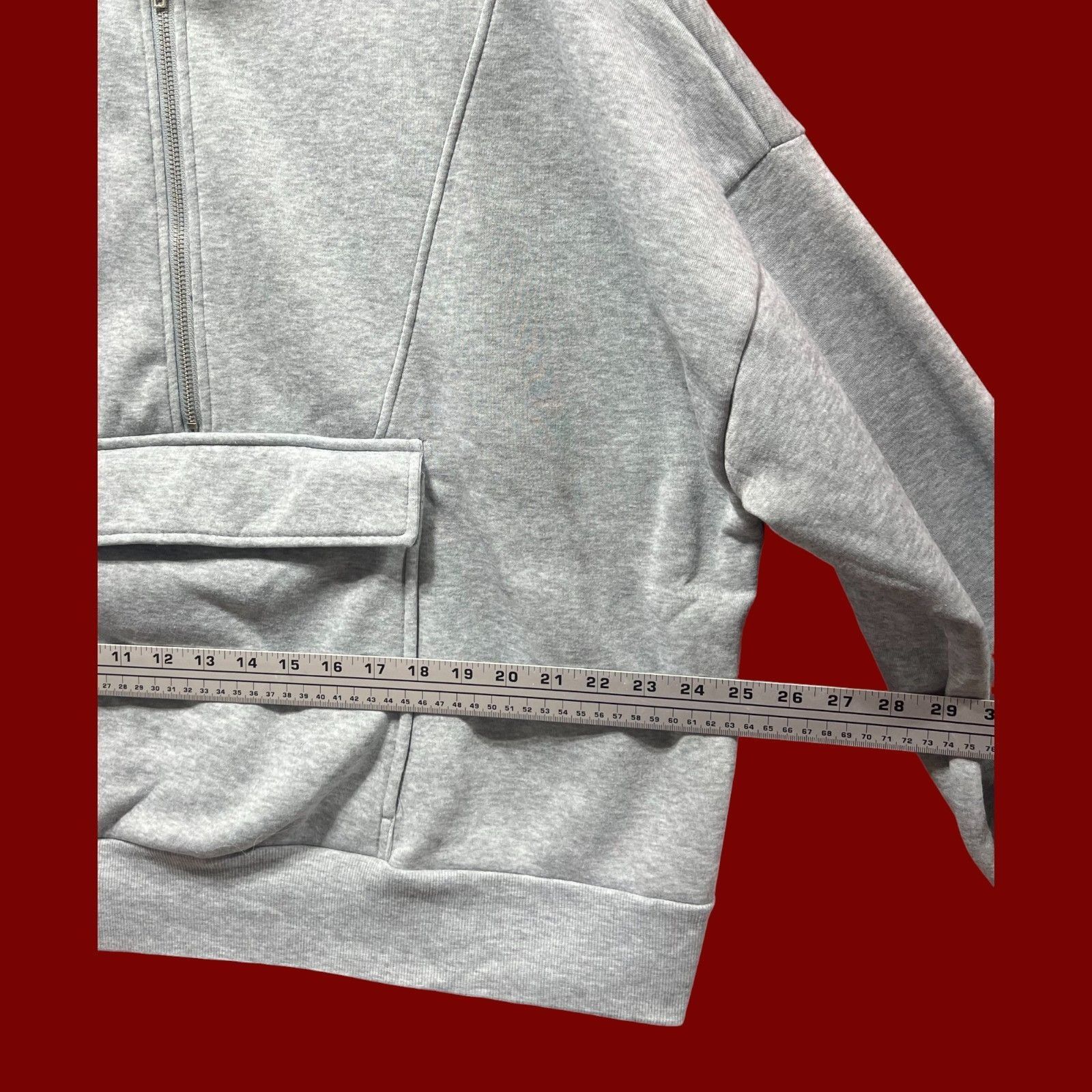 Other Love Mood - Unisex Long Sleeve Sweatshirt With Kangaroo Pock Size US XL / EU 56 / 4 - 4 Thumbnail