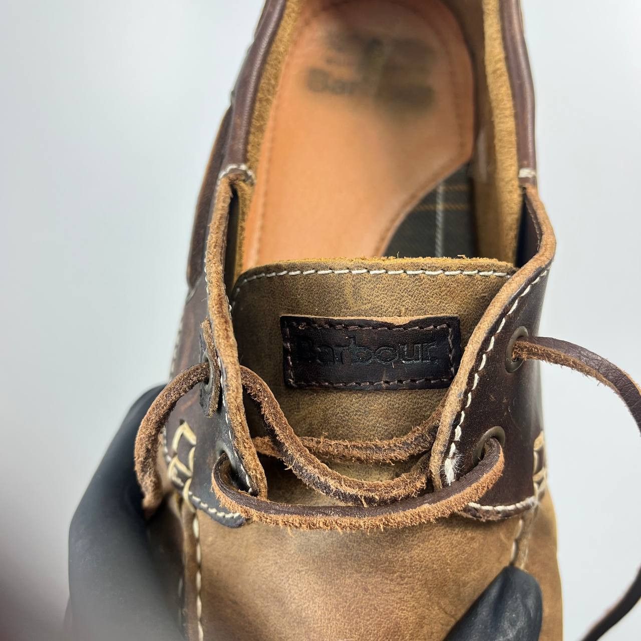 Barbour Barbour Leather Boat Shoes Deck Shoes Mens Size 9 Size US 9 / EU 42 - 5 Thumbnail
