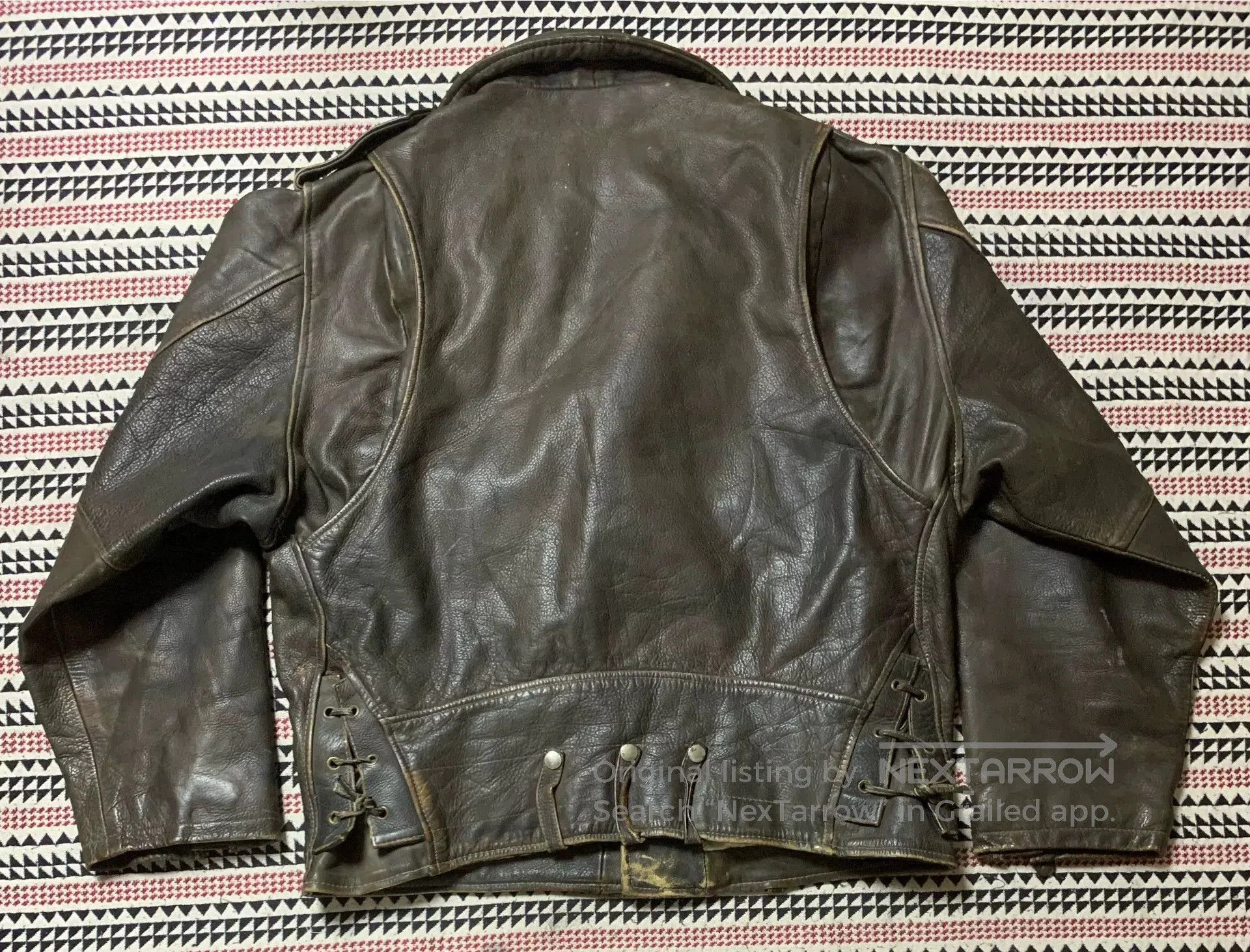 Golden Bear vintage golden bear leather motorcycle jacket. Size US L / EU 52-54 / 3 - 2 Thumbnail