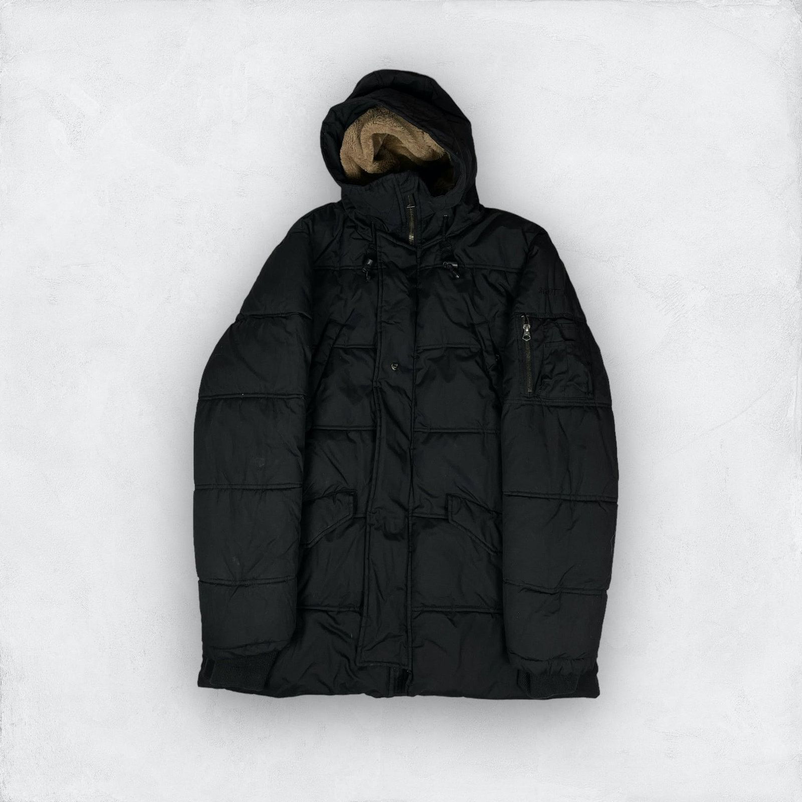 Schott Schott NYC Men's Full Zip Long Sleeve Hooded Parka Jacket Size US L / EU 52-54 / 3 - 1 Thumbnail
