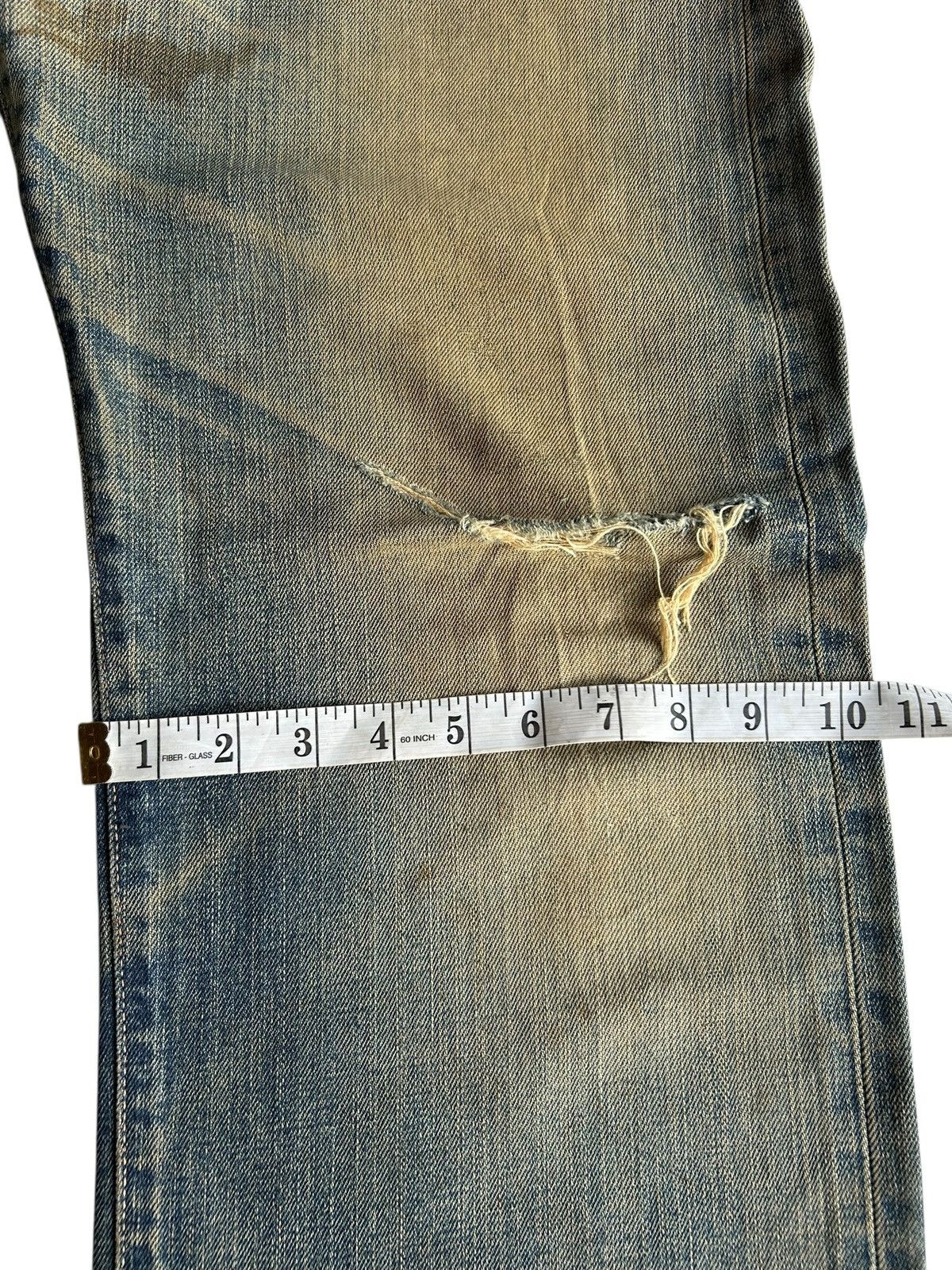 Japanese Brand × Kapital × Vintage Vintage Edwin Selvedge Baggy Rusty Mudwash Distressed Denim Size US 33 - 23 Thumbnail