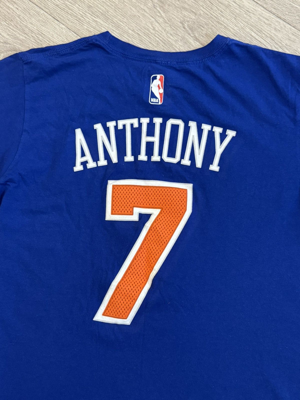 Adidas 🔷Adidas New York Knicks Anthony #7 NBA T-shirt🔷 Size US M / EU 48-50 / 2 - 4 Thumbnail