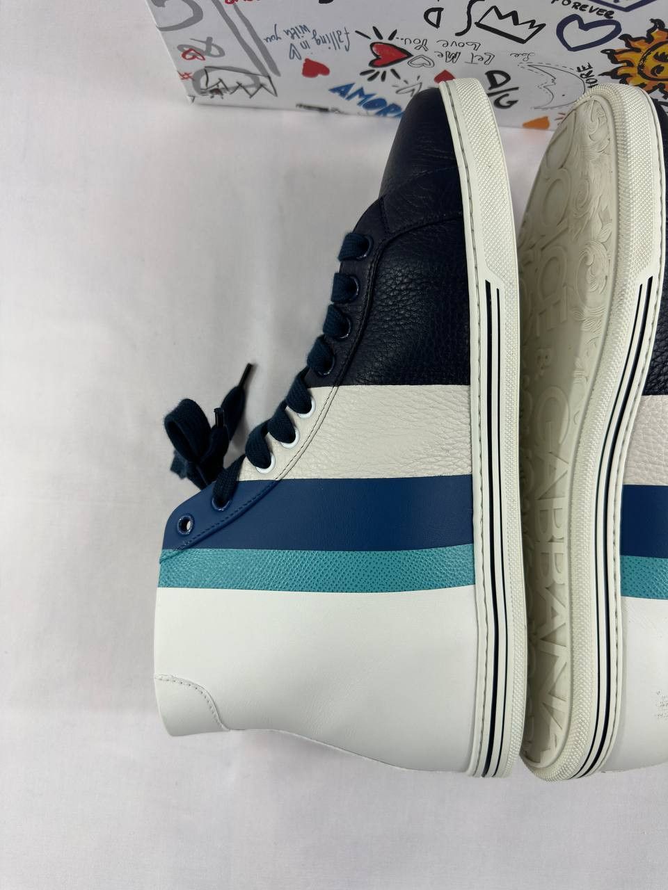 Dolce & Gabbana Dolce & Gabbana Saint Tropex High Sneakers Size US 10.5 / EU 43-44 - 11 Thumbnail