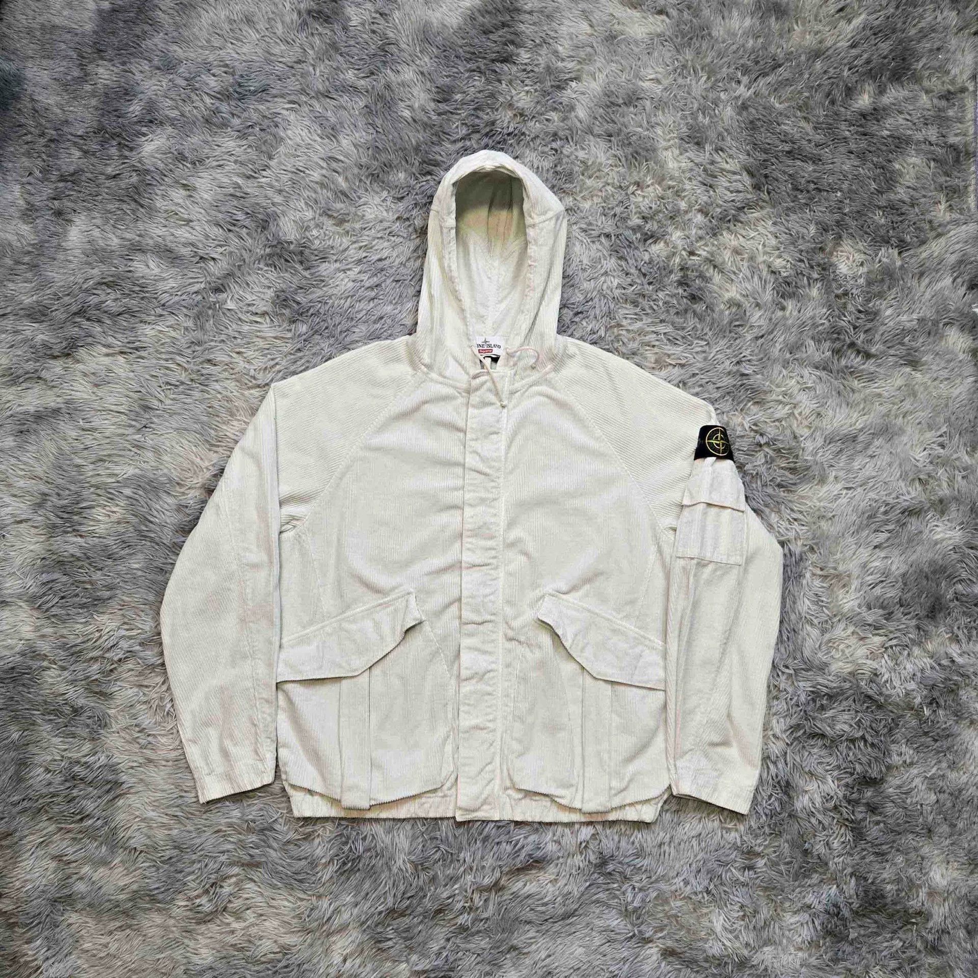 Stone Island stone island x supreme corduroy hooded jacket Size US L / EU 52-54 / 3 - 1 Thumbnail