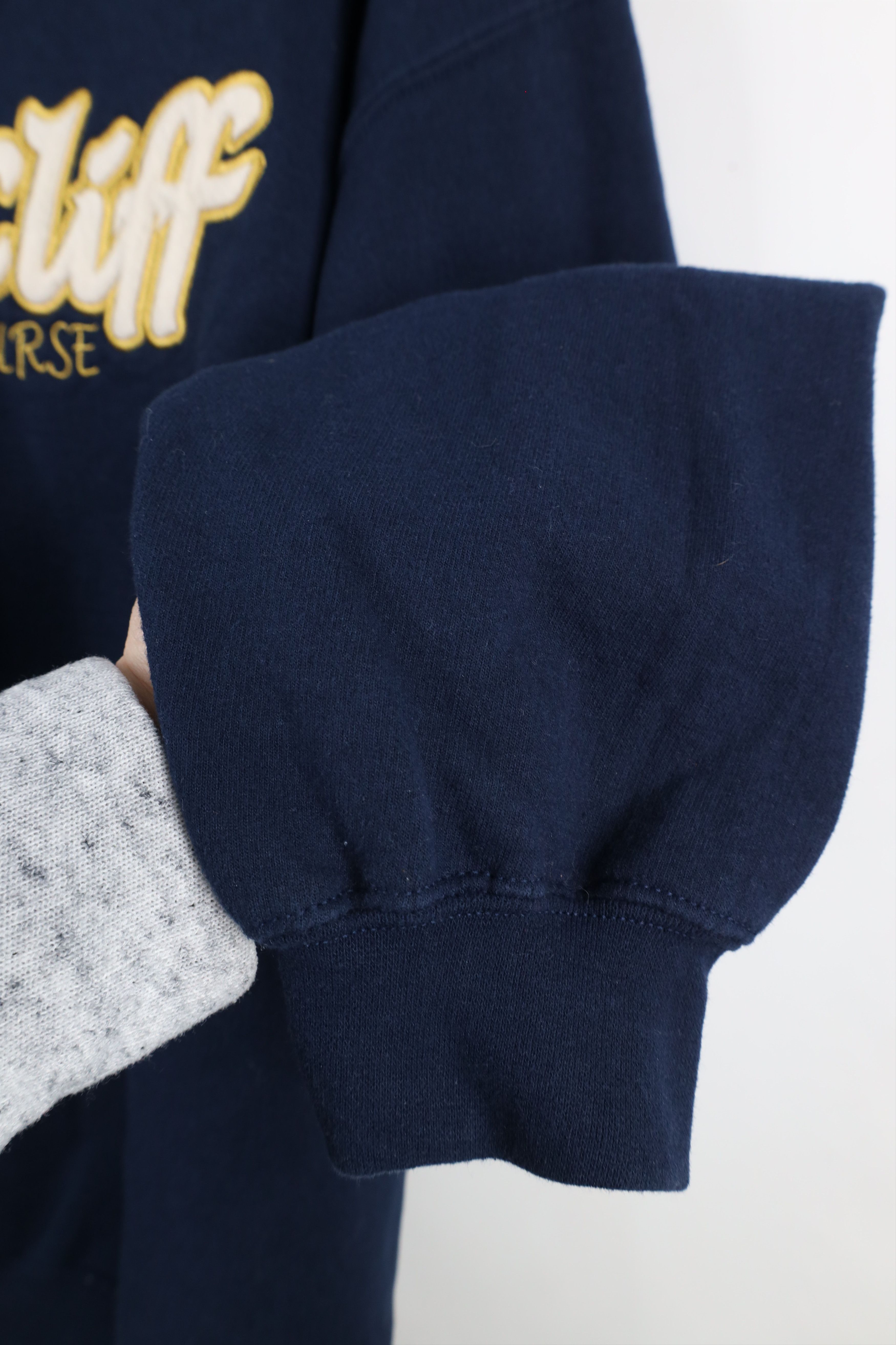 Vintage Vintage 90s Spell River Cliff Golf Course Sweatshirt Blue Size US L / EU 52-54 / 3 - 5 Thumbnail