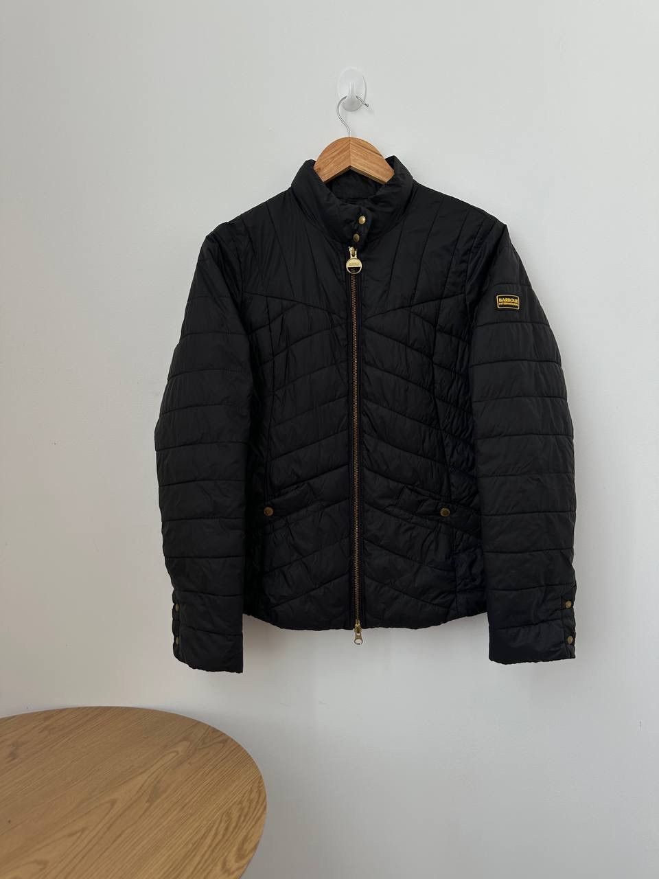 Barbour Vintage Barbour International Quilted Jacket Black Moto Size US M / EU 48-50 / 2 - 6 Thumbnail