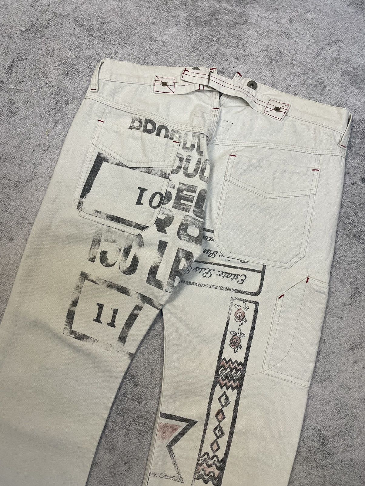 Comme des Garcons × Junya Watanabe Comme Des Garcons x Junya Watanabe S/S08 printed work pants Size US 34 / EU 50 - 8 Thumbnail
