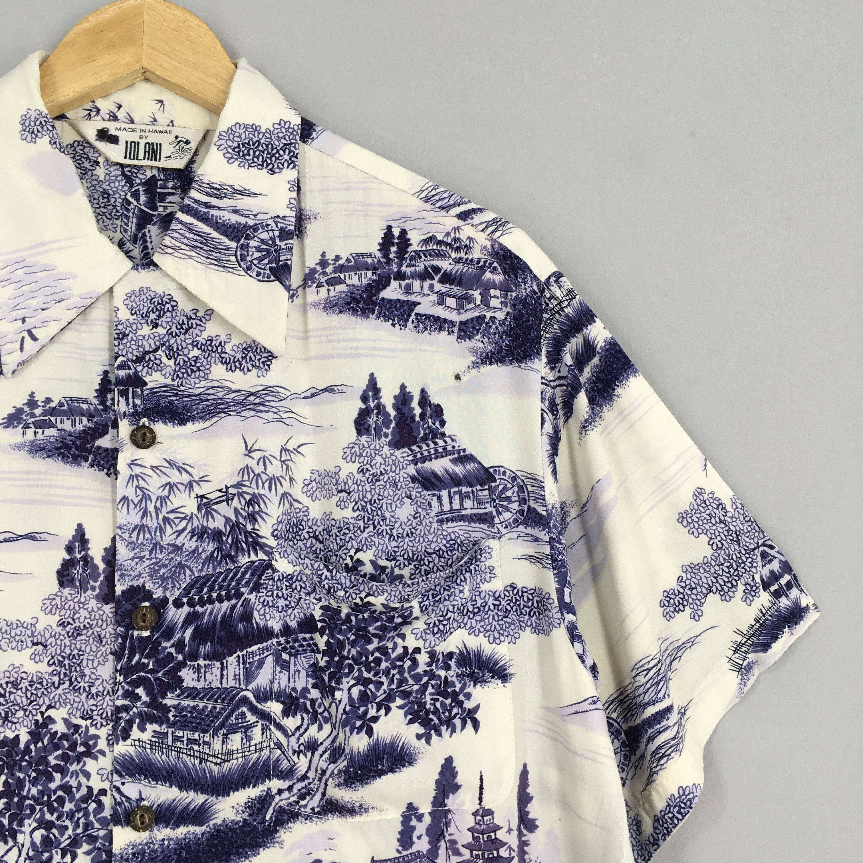 IOLANI Made In Hawaii Iolani Patina Japanese Culture Rayon Shirt M Size US M / EU 48-50 / 2 - 2 Thumbnail