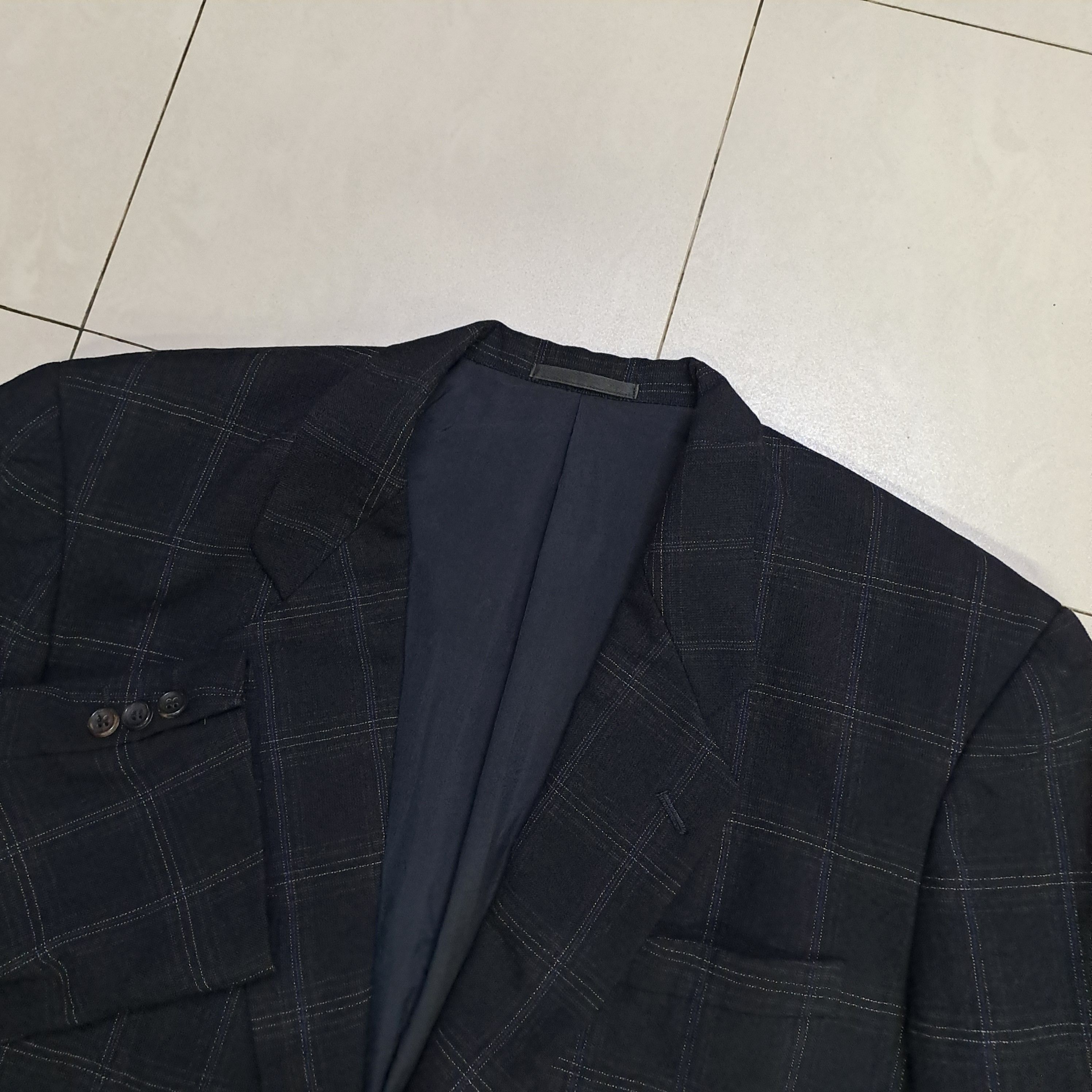 Comme des Garcons Homme Vintage Comme Des Garcons Wool Blazer Size 46L - 6 Thumbnail