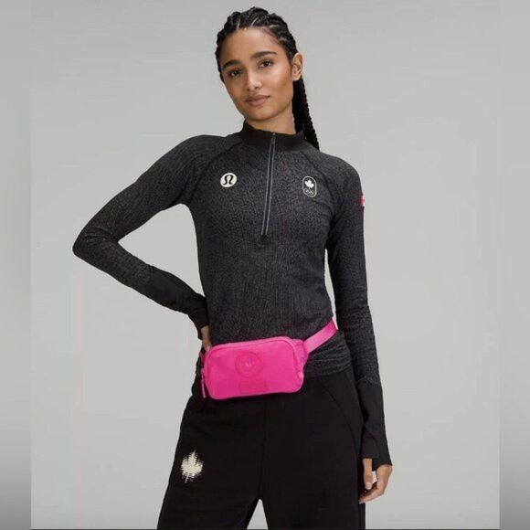 Lululemon Lululemon Sonic Pink Team Canada Future Legacy Mini Belt Bag Size ONE SIZE - 12 Thumbnail