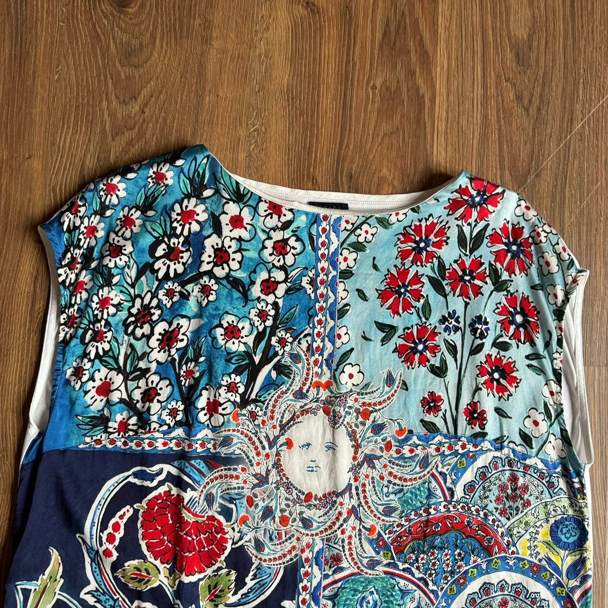 Escada Escada Silk Graphic Blouse Women’s L Size L / US 10 / IT 46 - 2 Thumbnail