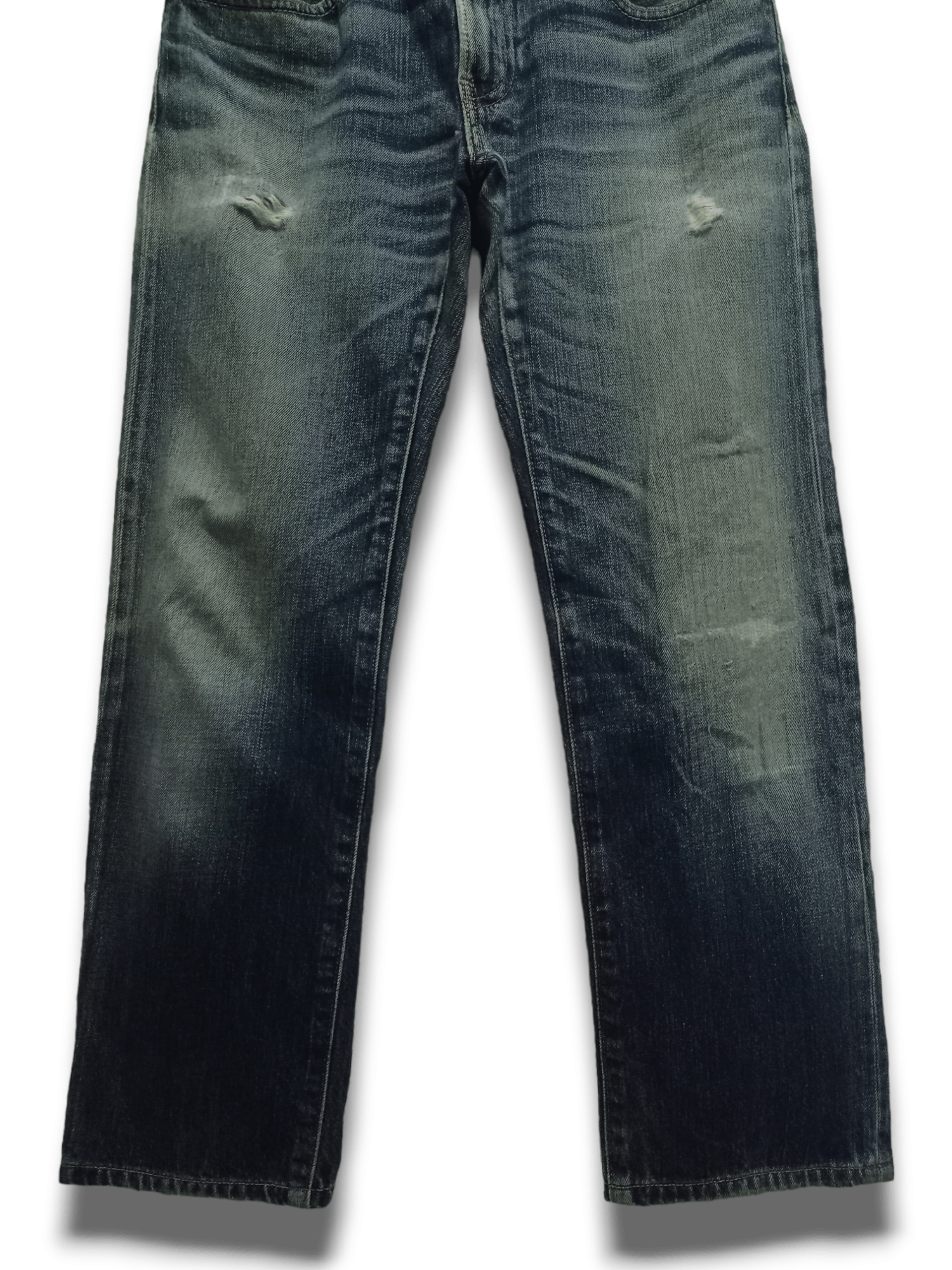 Levi's × Levi's Vintage Clothing Vintage Levis 502 Blue Wash Distressed Loose Jeans 30x27 Size US 30 / EU 46 - 5 Thumbnail