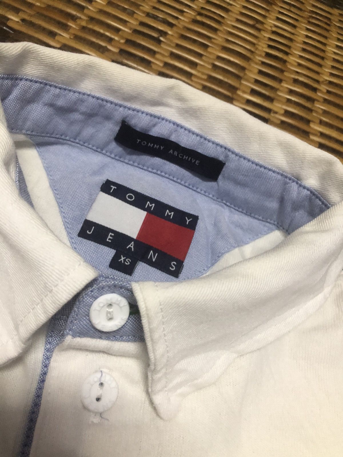 Tommy Hilfiger Tommy Jeans Tommy Hilfiger Big Logo Long Sleeve Polo Shirt Size US XS / EU 42 / 0 - 12 Thumbnail