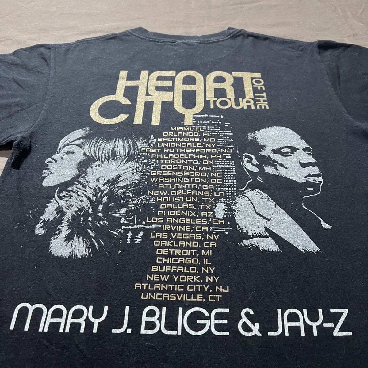 Rap Tees Vintage Y2K Mary J. Blige & Jay-Z Tour Tee R&B hiphop soul Size US M / EU 48-50 / 2 - 6 Thumbnail
