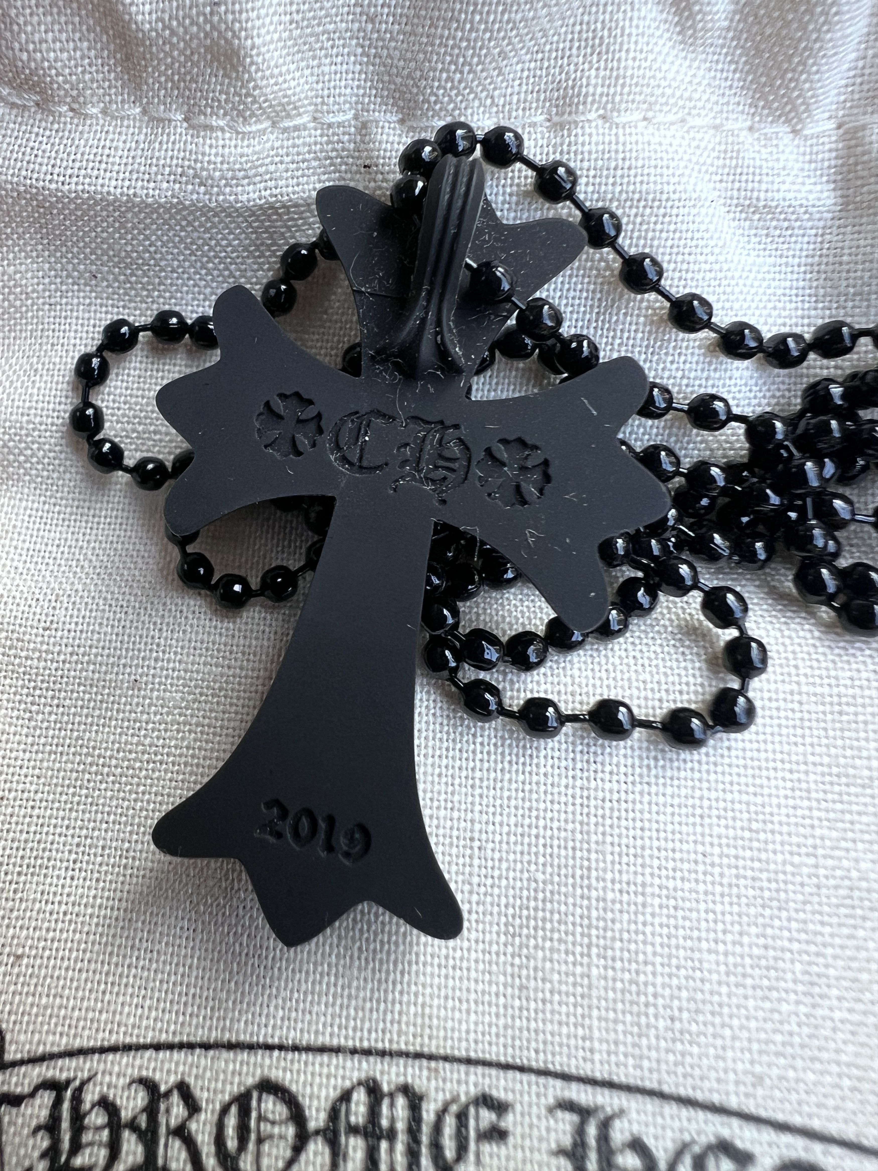 Chrome Hearts Chrome Hearts Cross Silicone Necklace Size ONE SIZE - 4 Thumbnail