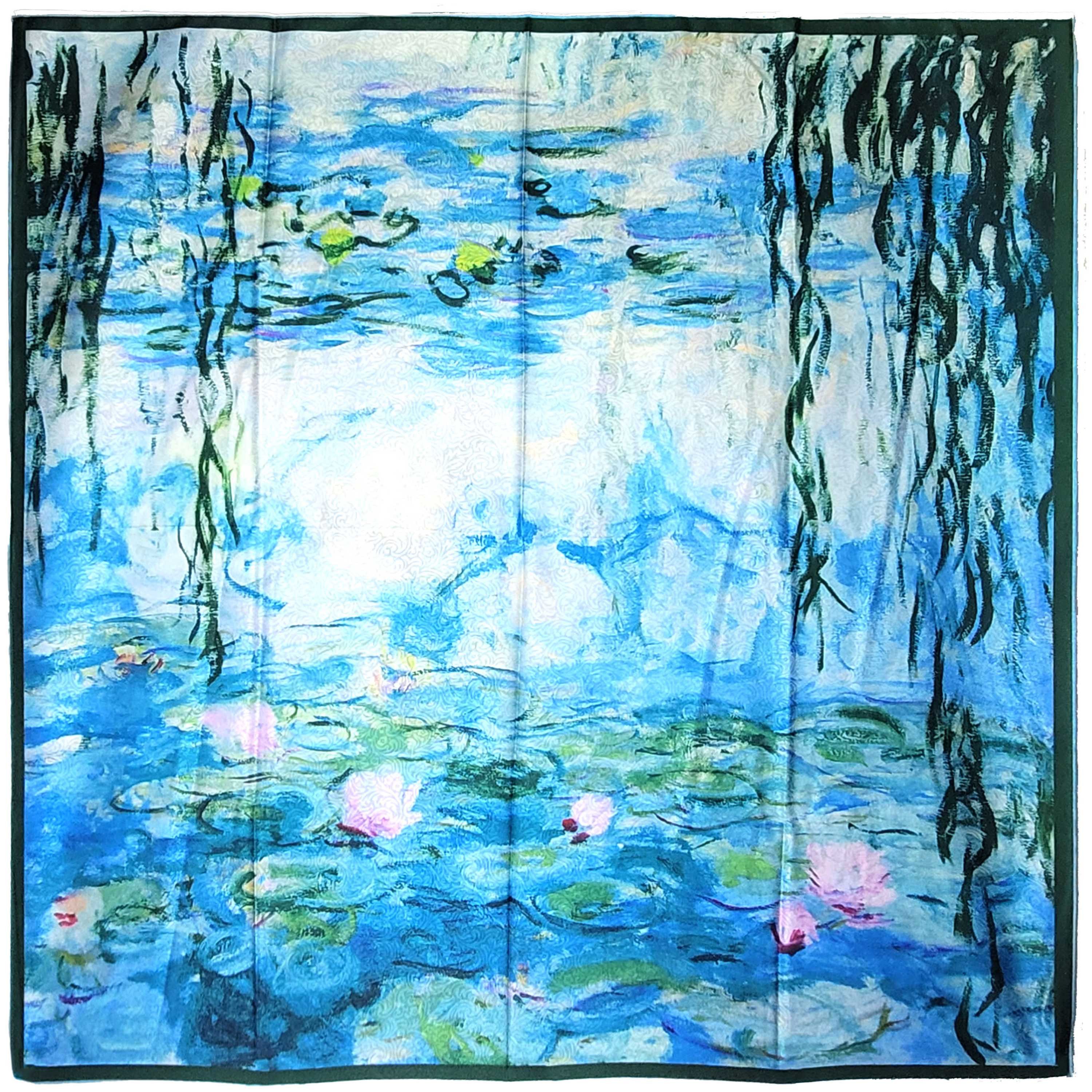 Other NWT Double Sided Silk Scarf 52"x52" Large Square Wrap 3209 Size ONE SIZE - 2 Thumbnail