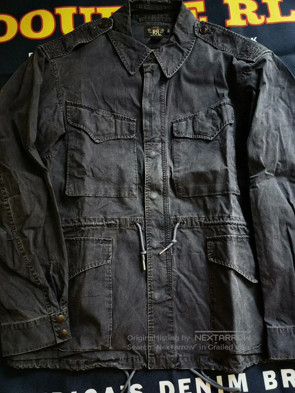 RRL Ralph Lauren classic military style parka jacket. Size US M / EU 48-50 / 2 - 3 Thumbnail