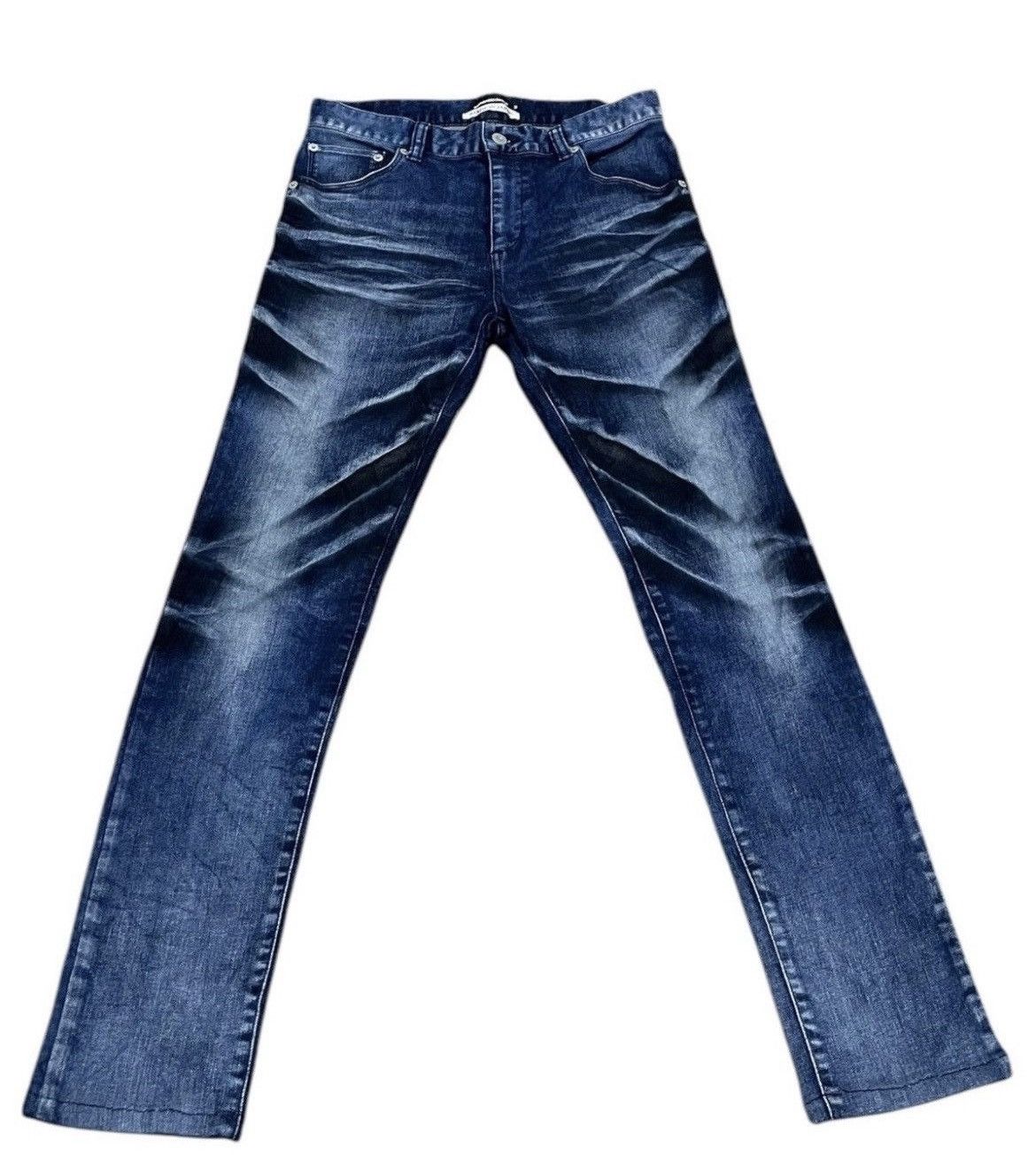 If Six Was Nine Semantic Japanese Brand Stonewash Jeans Size US 30 / EU 46 - 2 Thumbnail
