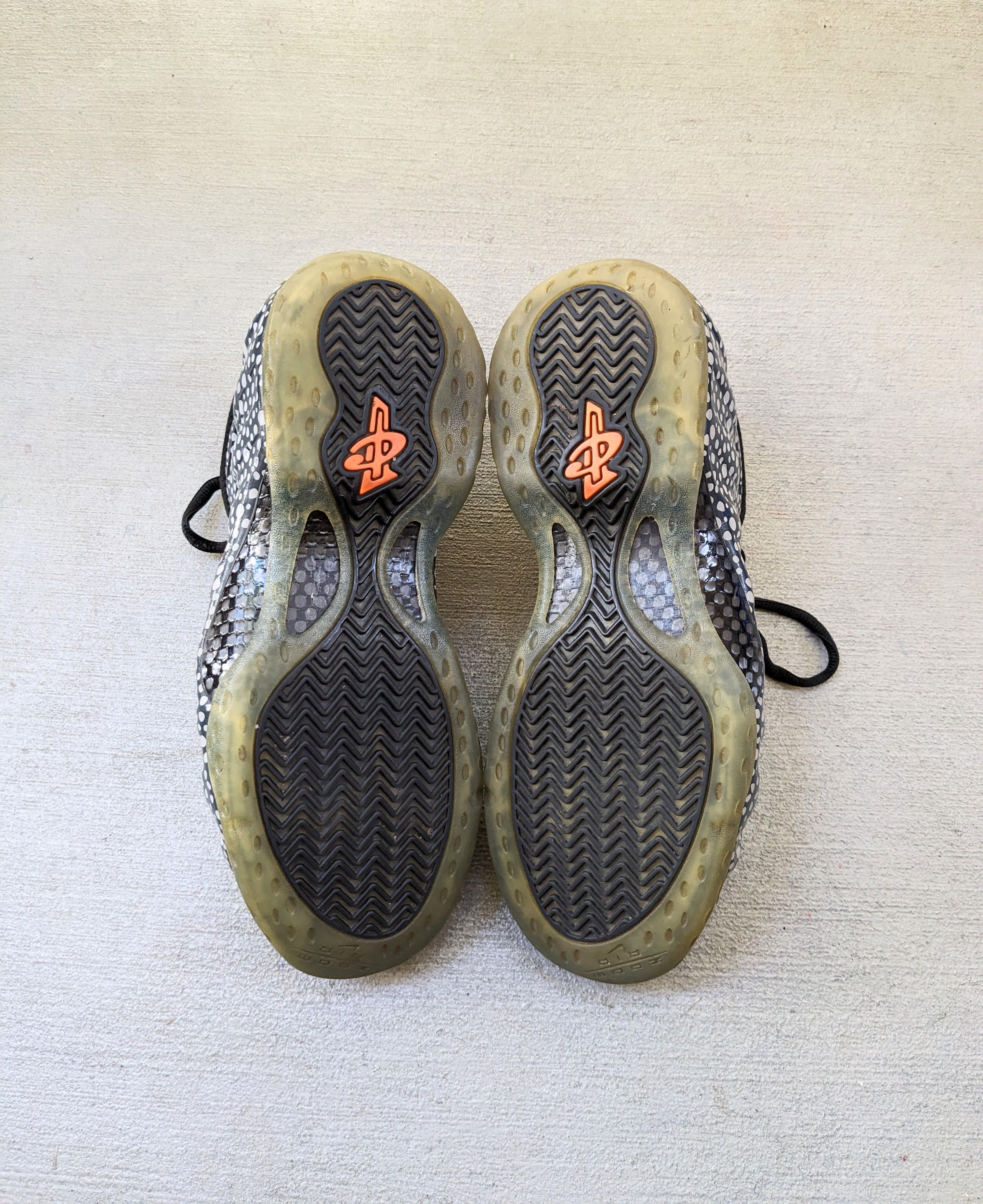 Nike Nike Air Foamposite One PRM Safari 10 Gray 575420-003 Size US 10 / EU 43 - 14 Thumbnail
