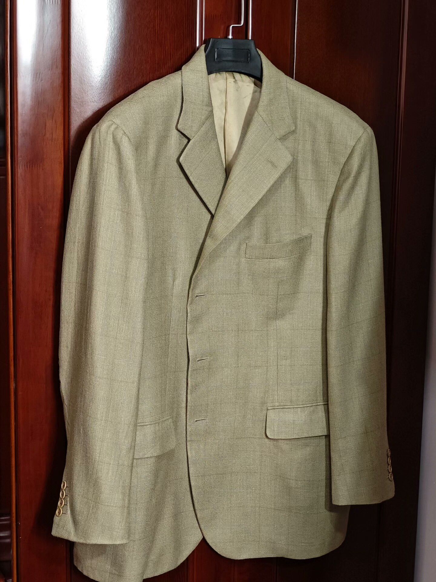 Burberry Burberry Italian Silk Wool Blazer Size US XL / EU 56 / 4 - 1 Thumbnail