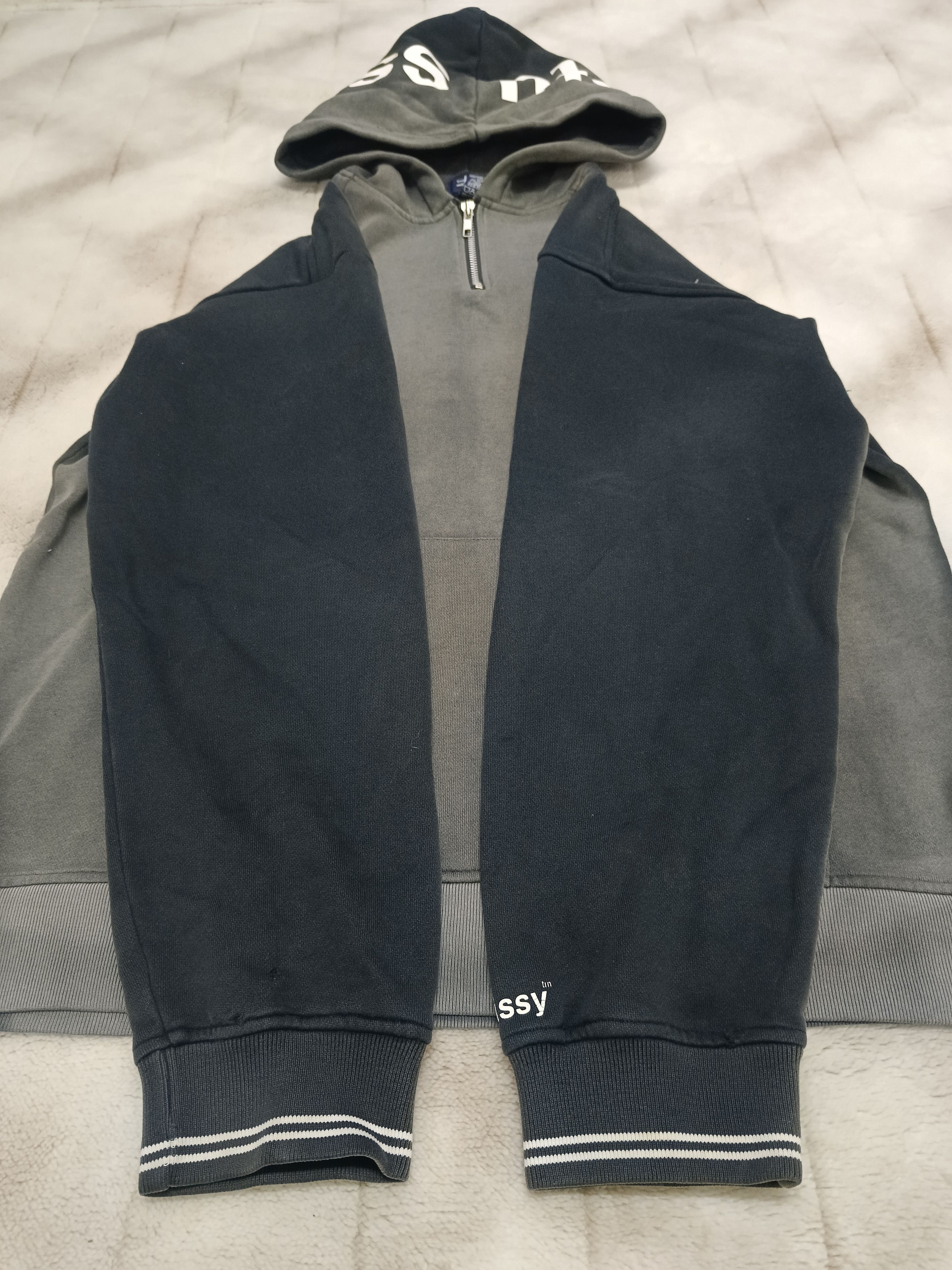 Stussy SiCK DISTRESSED 2 TONE FADE STUSSY HOODIE Size US L / EU 52-54 / 3 - 6 Thumbnail