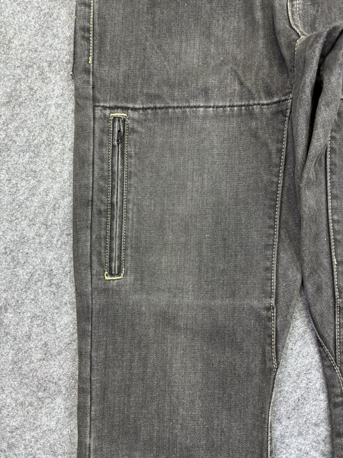 Japanese Brand 💥Biker Denim💥Greddy Multipockets Biker Denim F717 Size US 27 - 6 Thumbnail