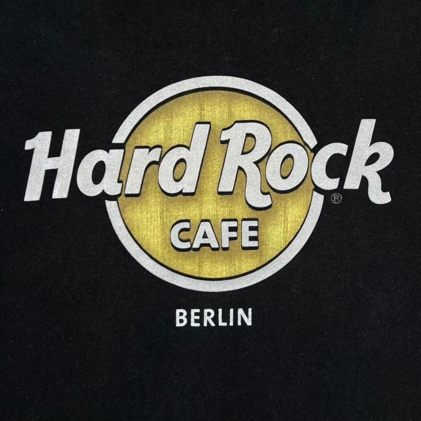 Hard Rock Cafe Hard Rock Cafe Berlin Classic Souvenir Logo Spellout Graphic T-Shirt Small Mens Black Graphic Print Logo 90s KF340 Size US S / EU 44-46 / 1 - 4 Thumbnail