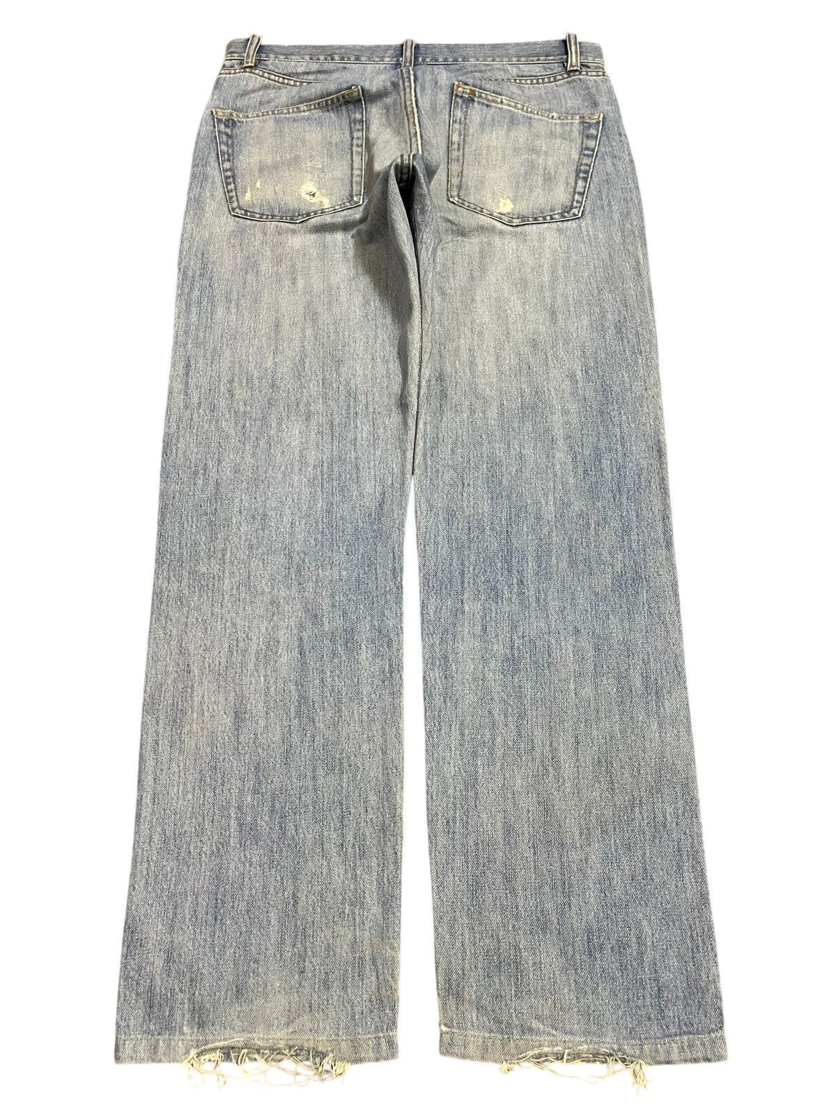 14th Addiction Vintage Japanese Brand Blue Wash Distressed Style Jeans Size US 34 / EU 50 - 2 Thumbnail