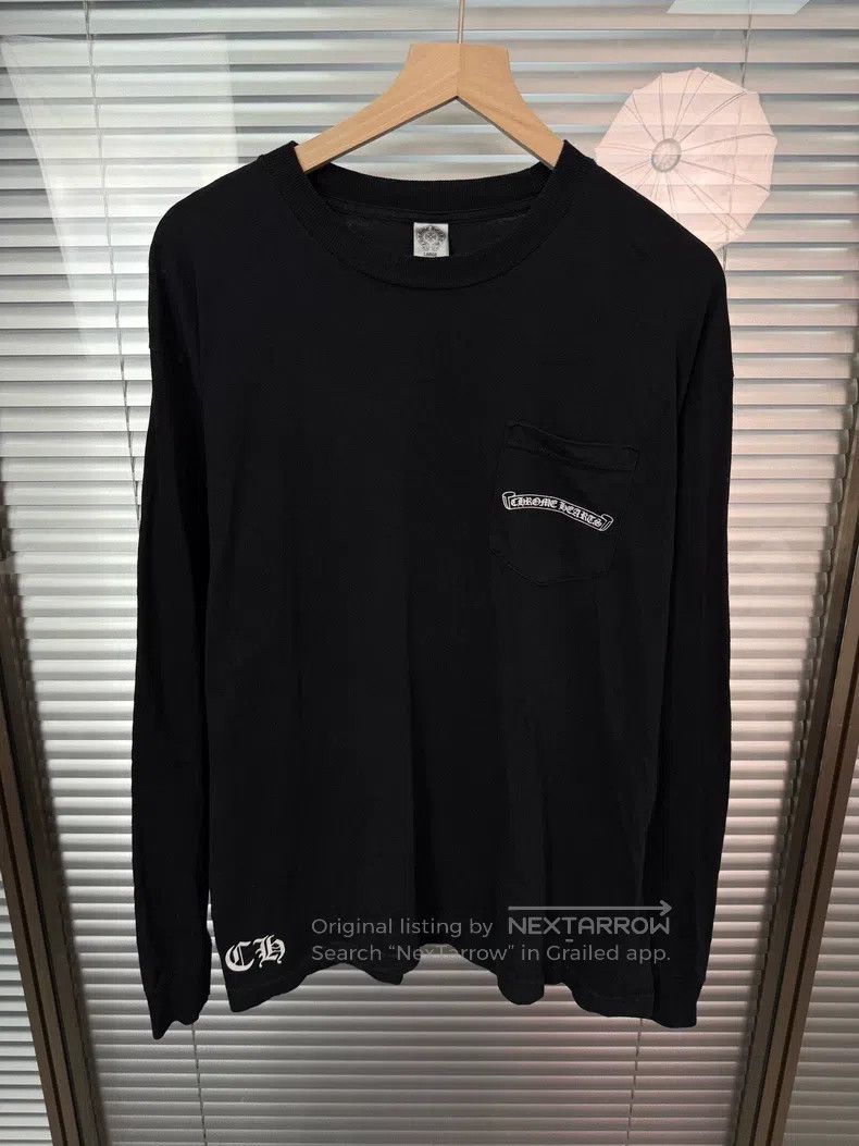 Chrome Hearts CHROME HEARTS Size L Black pocket scroll Sanskrit Logo Size US L / EU 52-54 / 3 - 2 Thumbnail