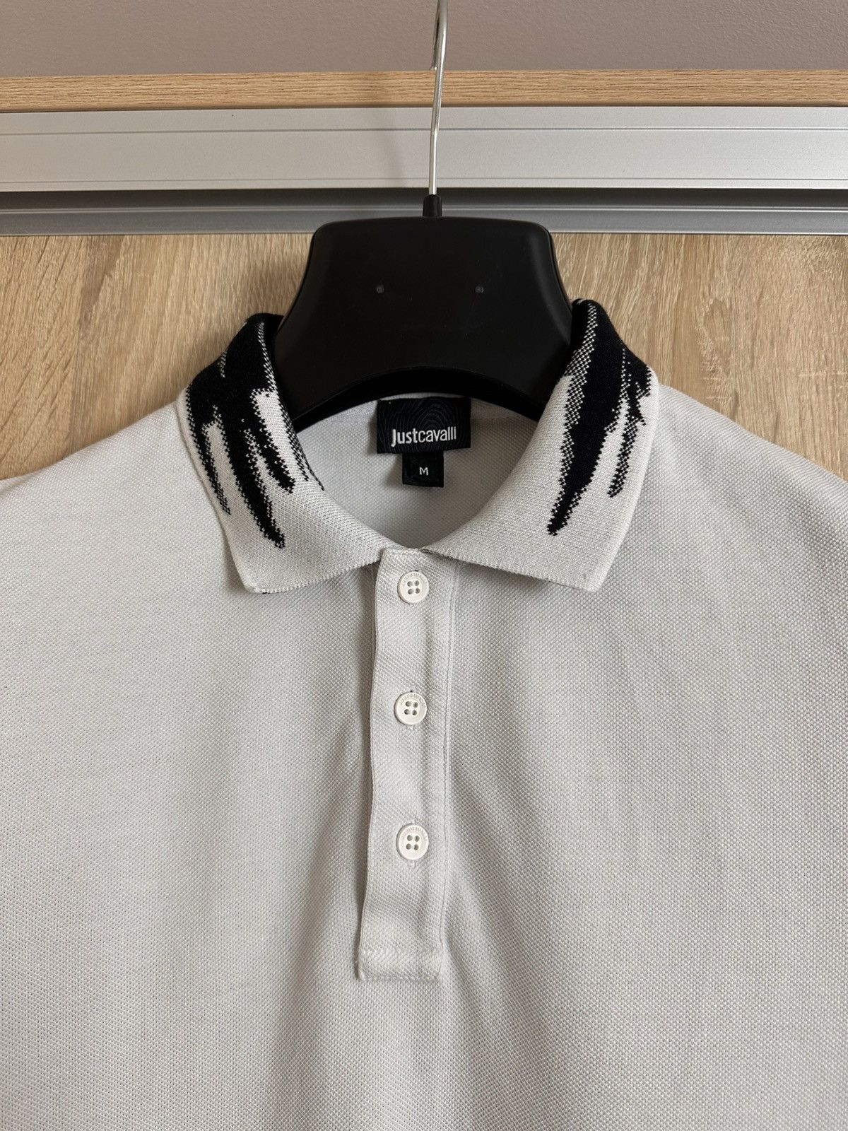 Just Cavalli 🔥 Just Cavalli Logo Polo T Shirt Roberto Vintage Luxury Y2K Size US M / EU 48-50 / 2 - 1 Thumbnail