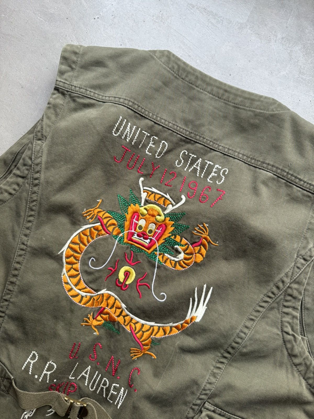 Ralph Lauren Ralph Lauren Military Utility Combat Embroidered Dragon Size US M / EU 48-50 / 2 - 7 Thumbnail