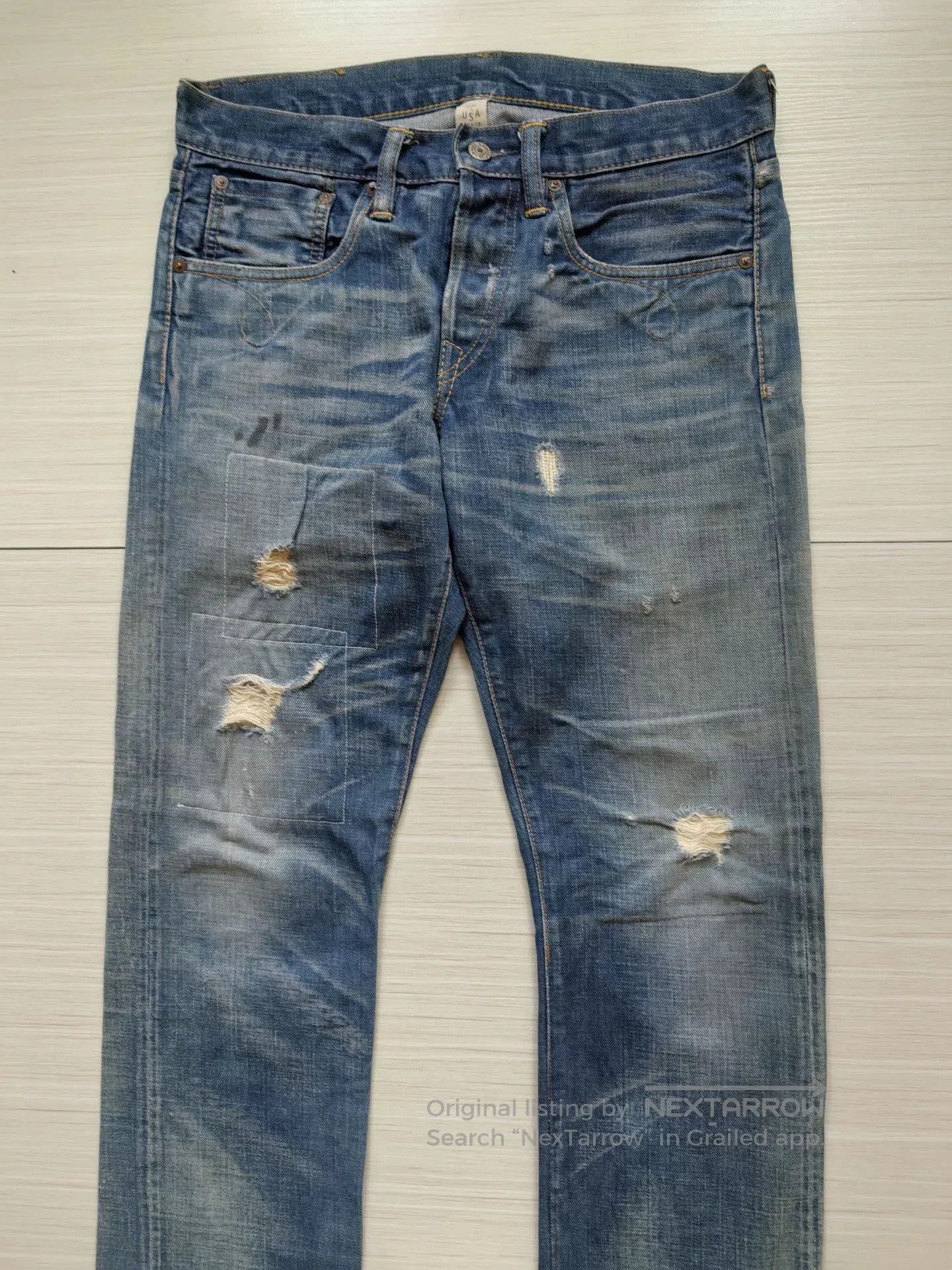 RRL Ralph Lauren RRL Slim Bootcut Denim Pants. Size US 30 / EU 46 - 4 Thumbnail