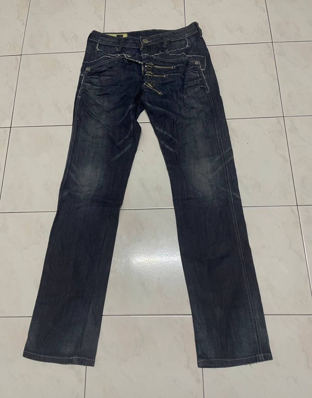 Marithe + Francois Girbaud Marithe Francois girbaud punk design jeans Size US 30 / EU 46 - 2 Thumbnail