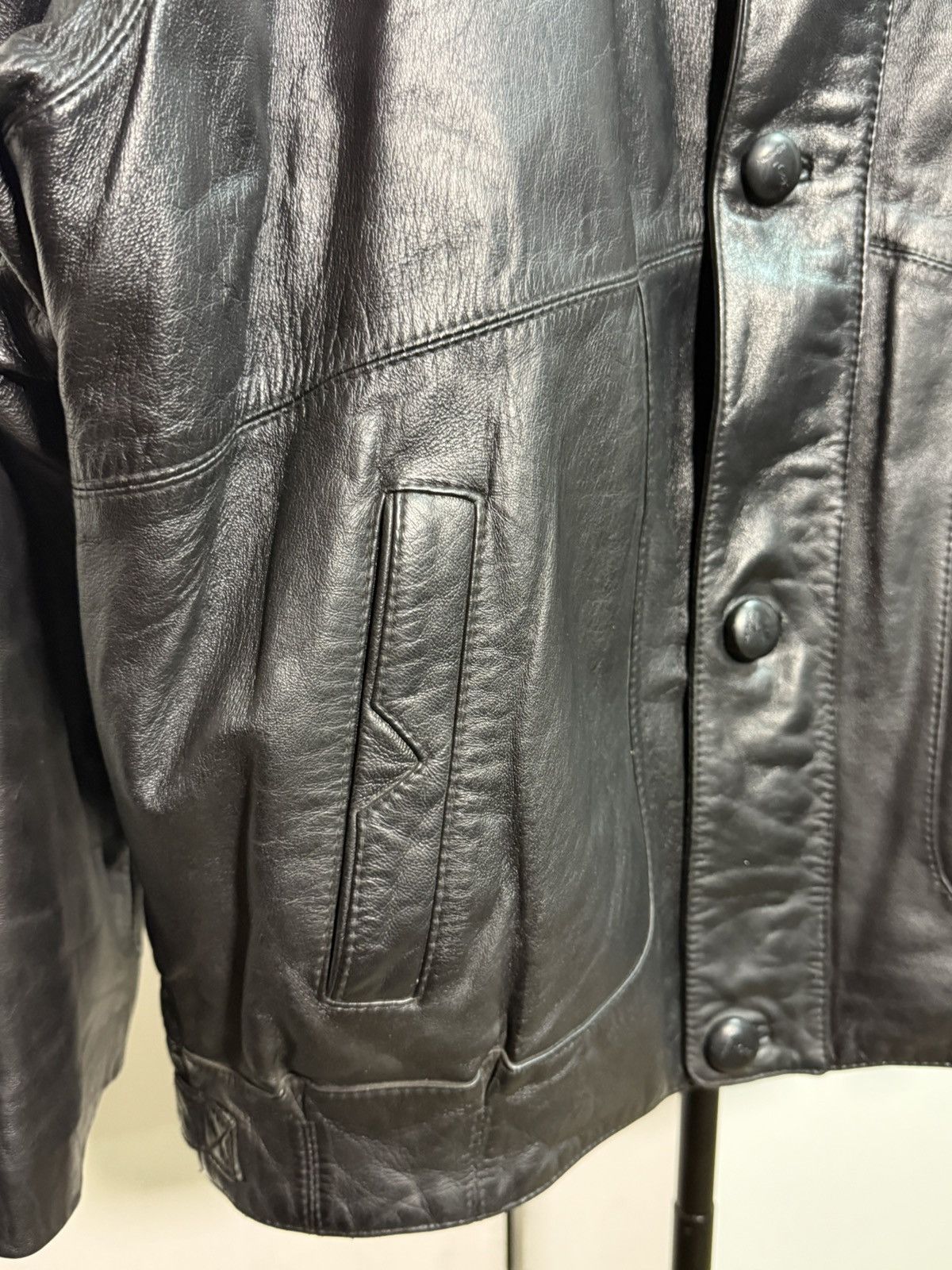 Yves Saint Laurent YSL vintage leather jacket Size US XL / EU 56 / 4 - 5 Thumbnail
