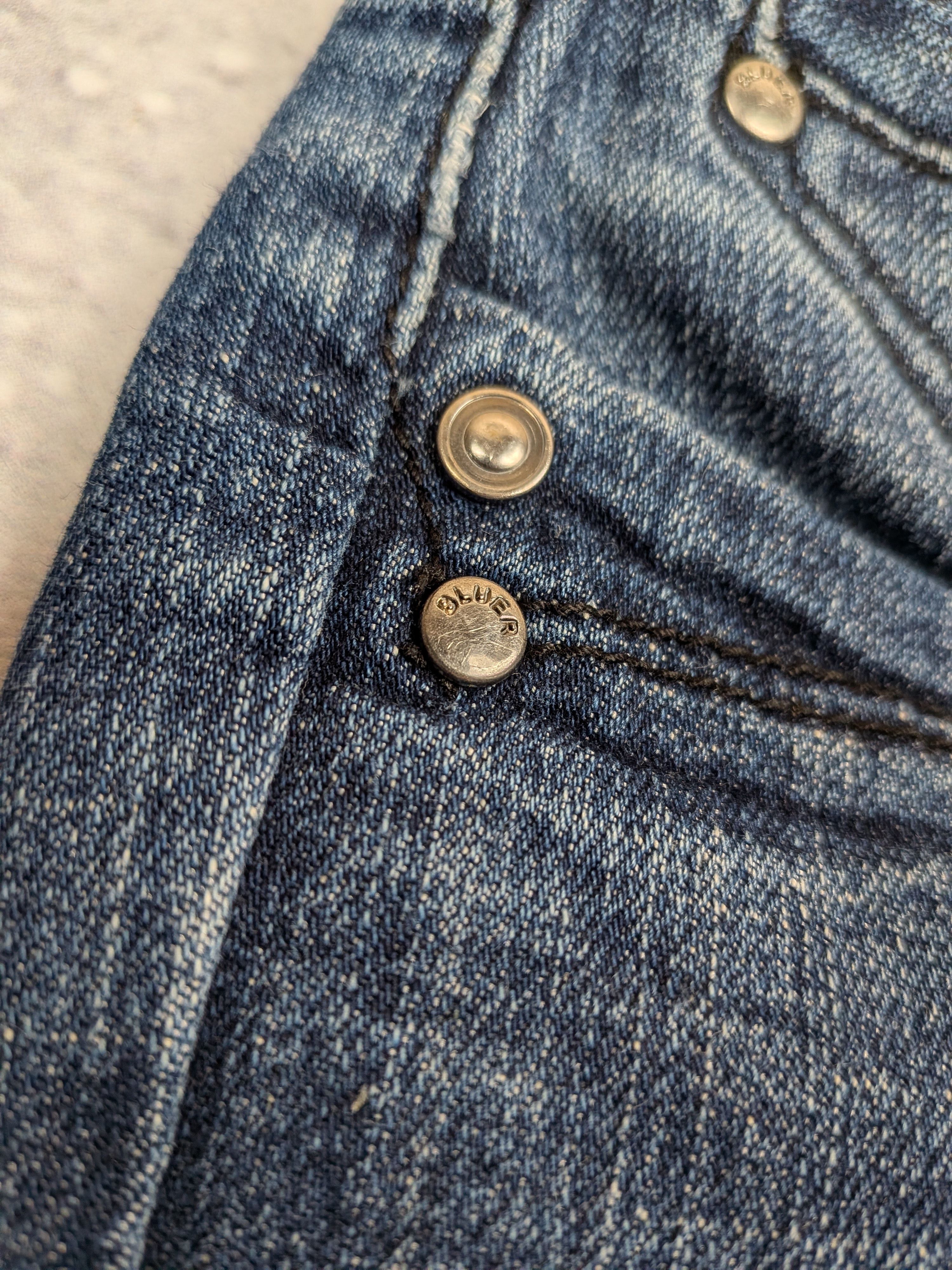 Other Blue Rags Low Rise Flared Jeans Y2K Vintage Denim Size 36 Size 26" / US 2 / IT 38 - 7 Thumbnail