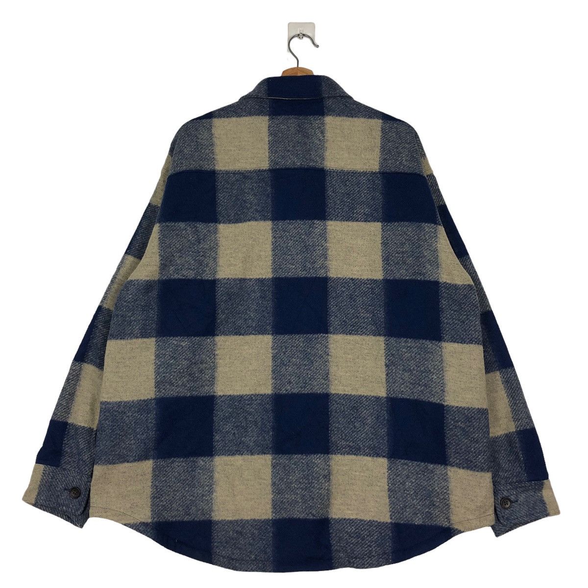 Japanese Brand 🔥Wool Shirt Jacket Uniqlo Issey Miyake Tartan Design Button Size US XL / EU 56 / 4 - 8 Thumbnail