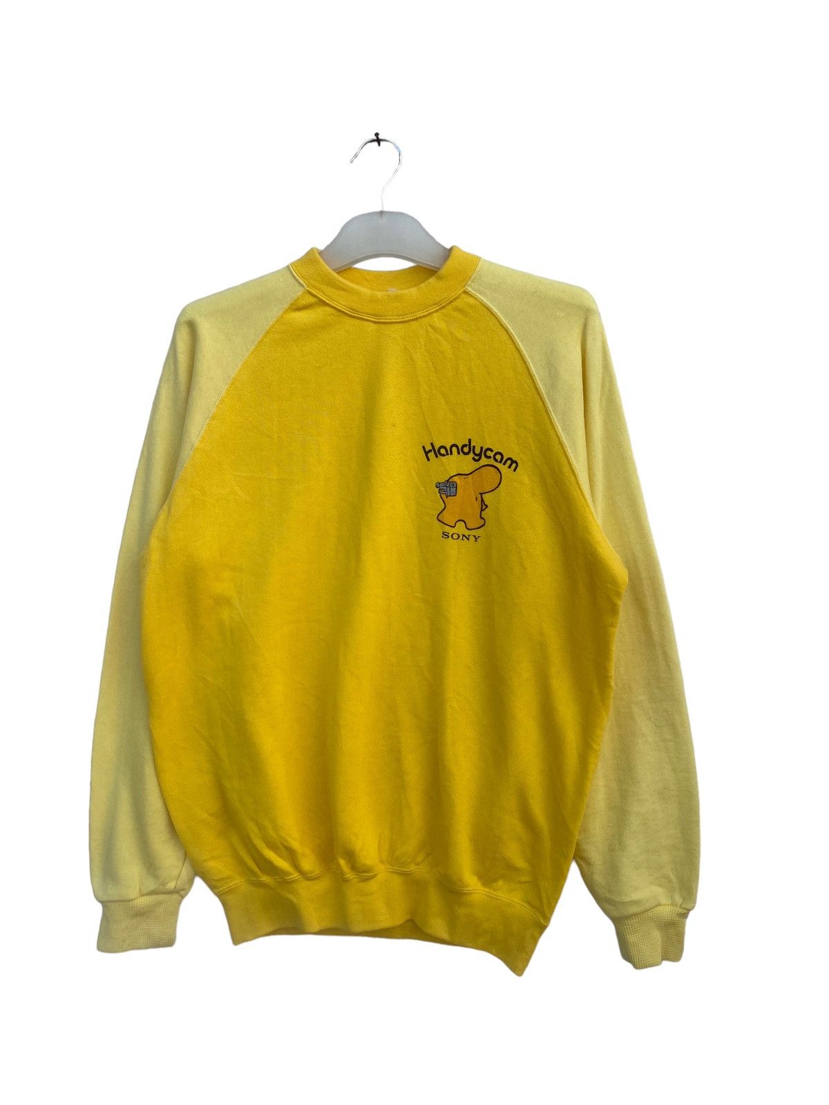 Sony Vintage Sony Handycam Raglan Sweatshirt Size US M / EU 48-50 / 2 - 1 Thumbnail