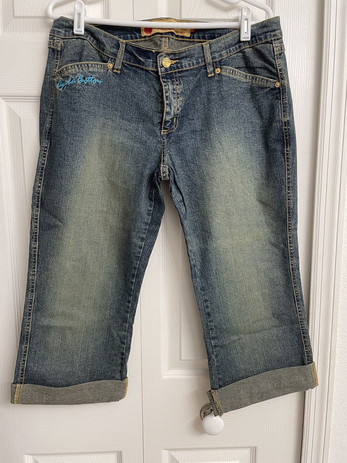 Apple Apple Bottoms Jeans Womens 13/14 Capri/Cropped Pants Blue Size 36" / US 14 / IT 50 - 1 Thumbnail