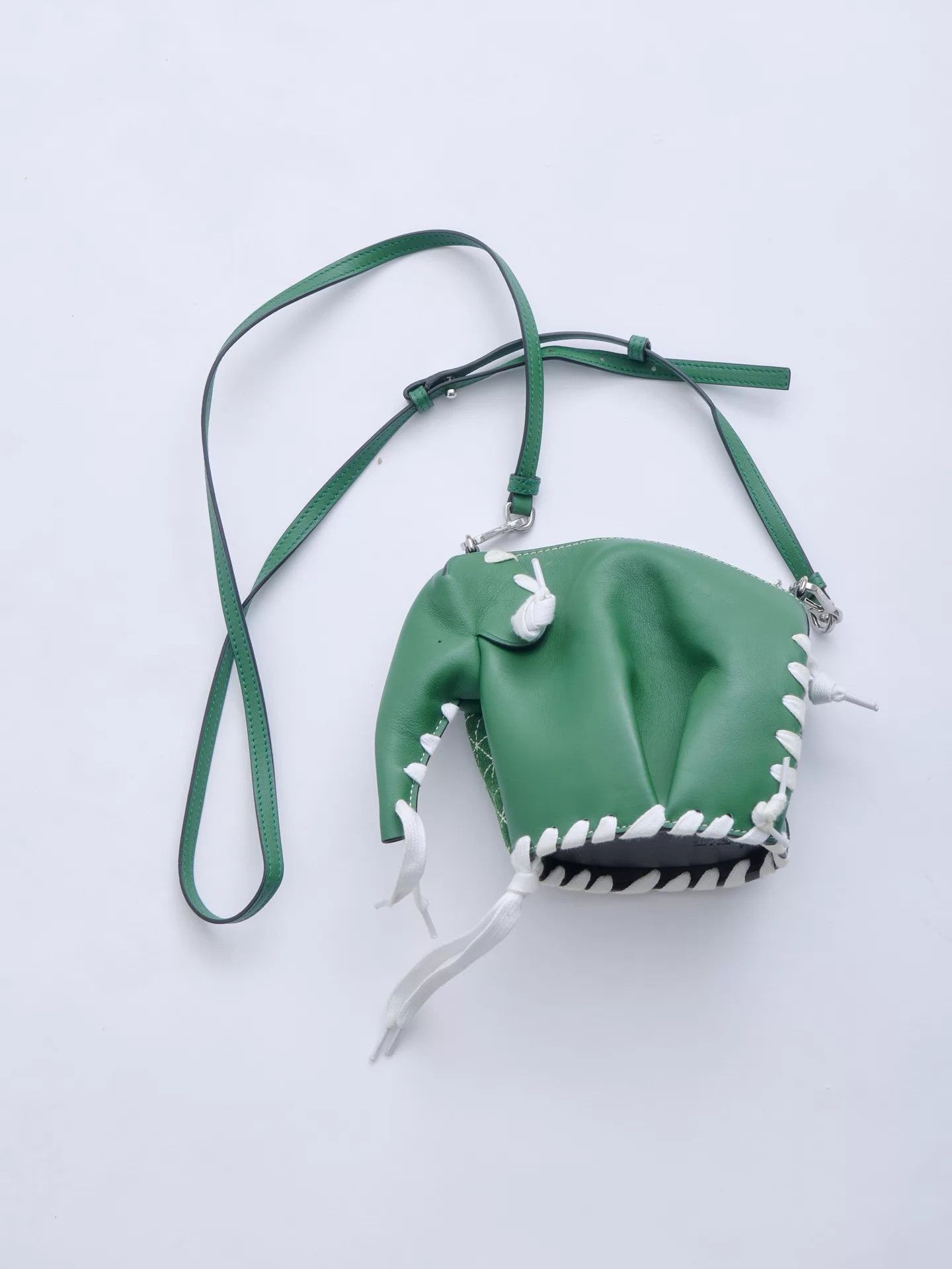 Loewe LOEWE Elephant Green Hand-stitched Cord Limited Bag Size ONE SIZE - 6 Thumbnail