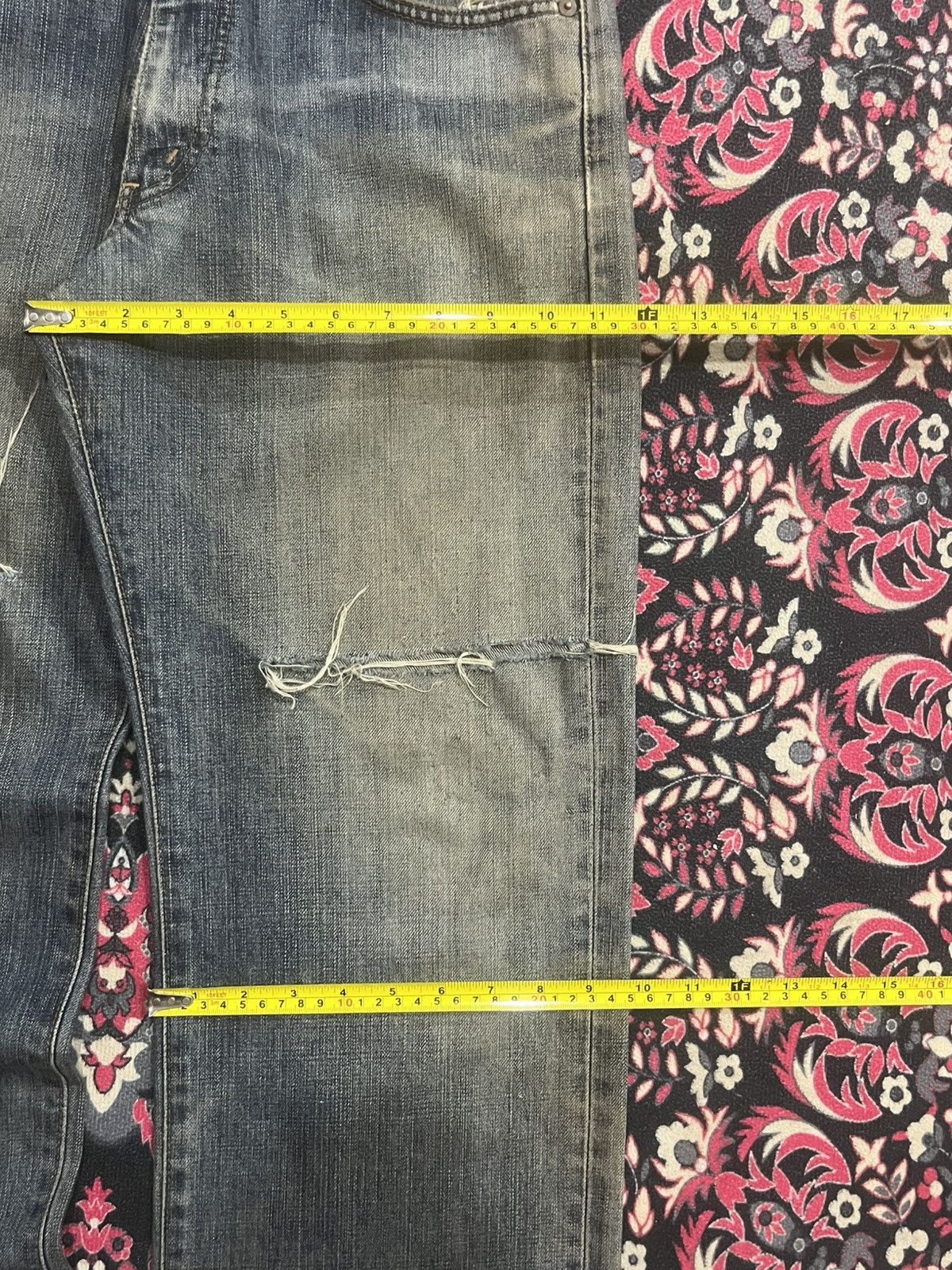 Edwin Vintage Japanese Brand Edwin 503Z Mud Blue Distressed Jeans Size US 30 / EU 46 - 15 Thumbnail