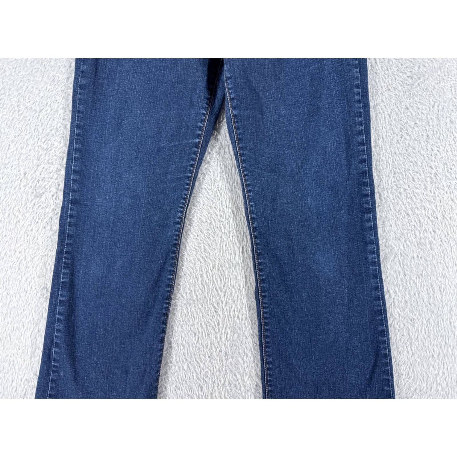 Levi's Levi's 512 Jeans Woman Regular 25x28 Blue Denim Slimming 8 Mid Rise 5-Pocket Button Zipper Size 30" / US 8 / IT 44 - 3 Thumbnail