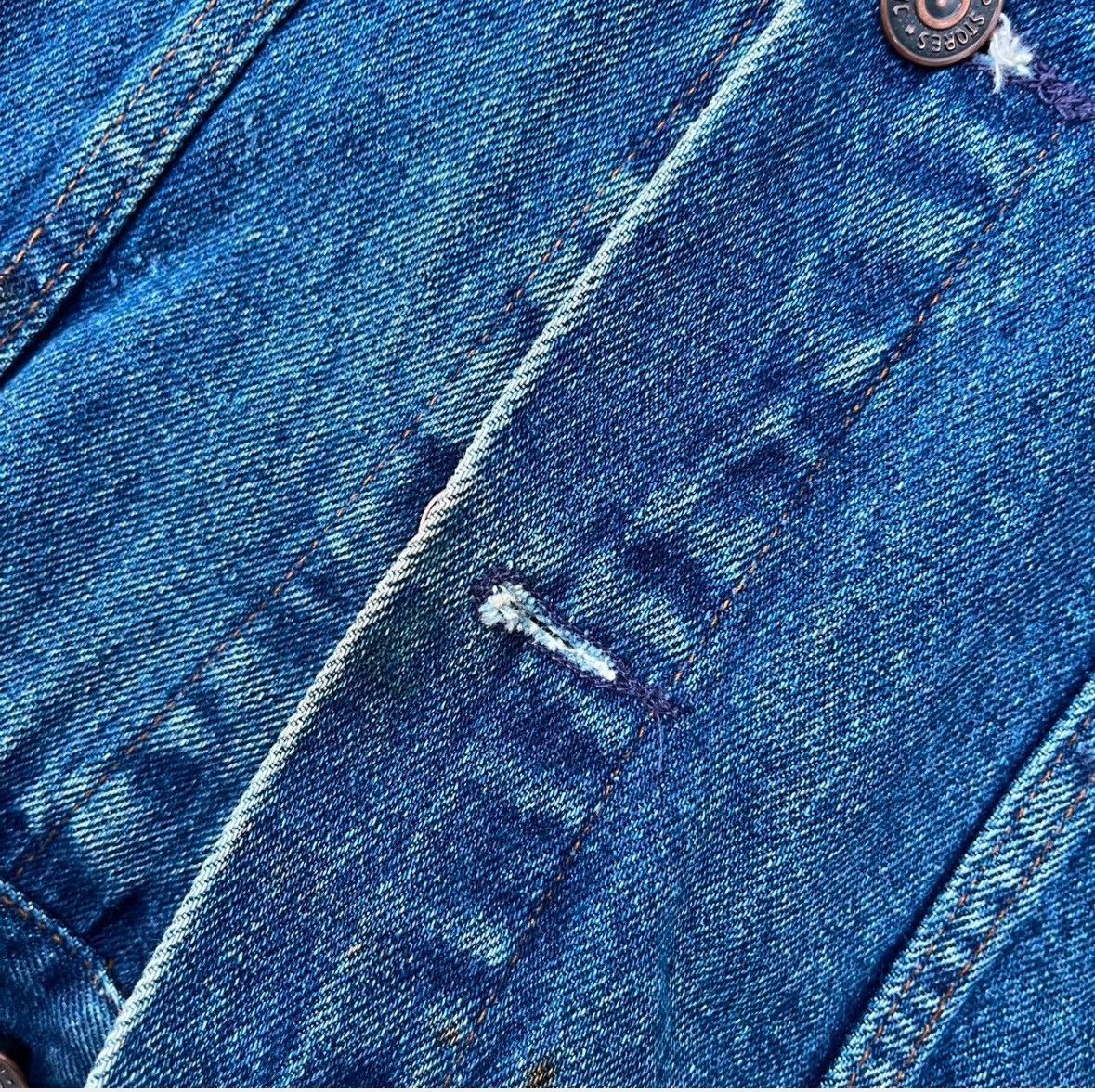 Gap Vintage 80’s custom painted Gap denim jacket Size US M / EU 48-50 / 2 - 4 Thumbnail